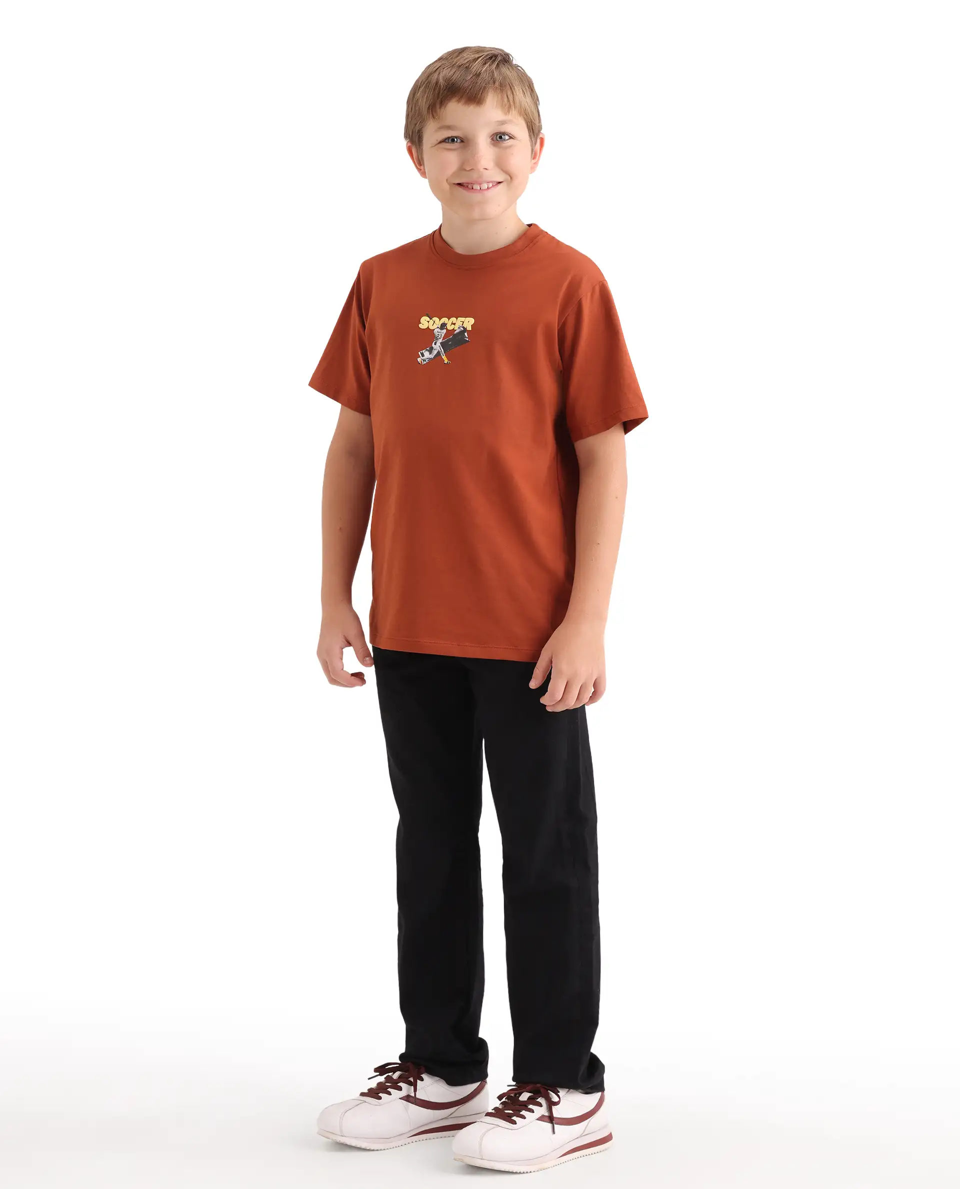 Rare Ones Kids Leon Black Cotton Blend Fabric Zipper Closure Regular Fit Jeans - Image 5