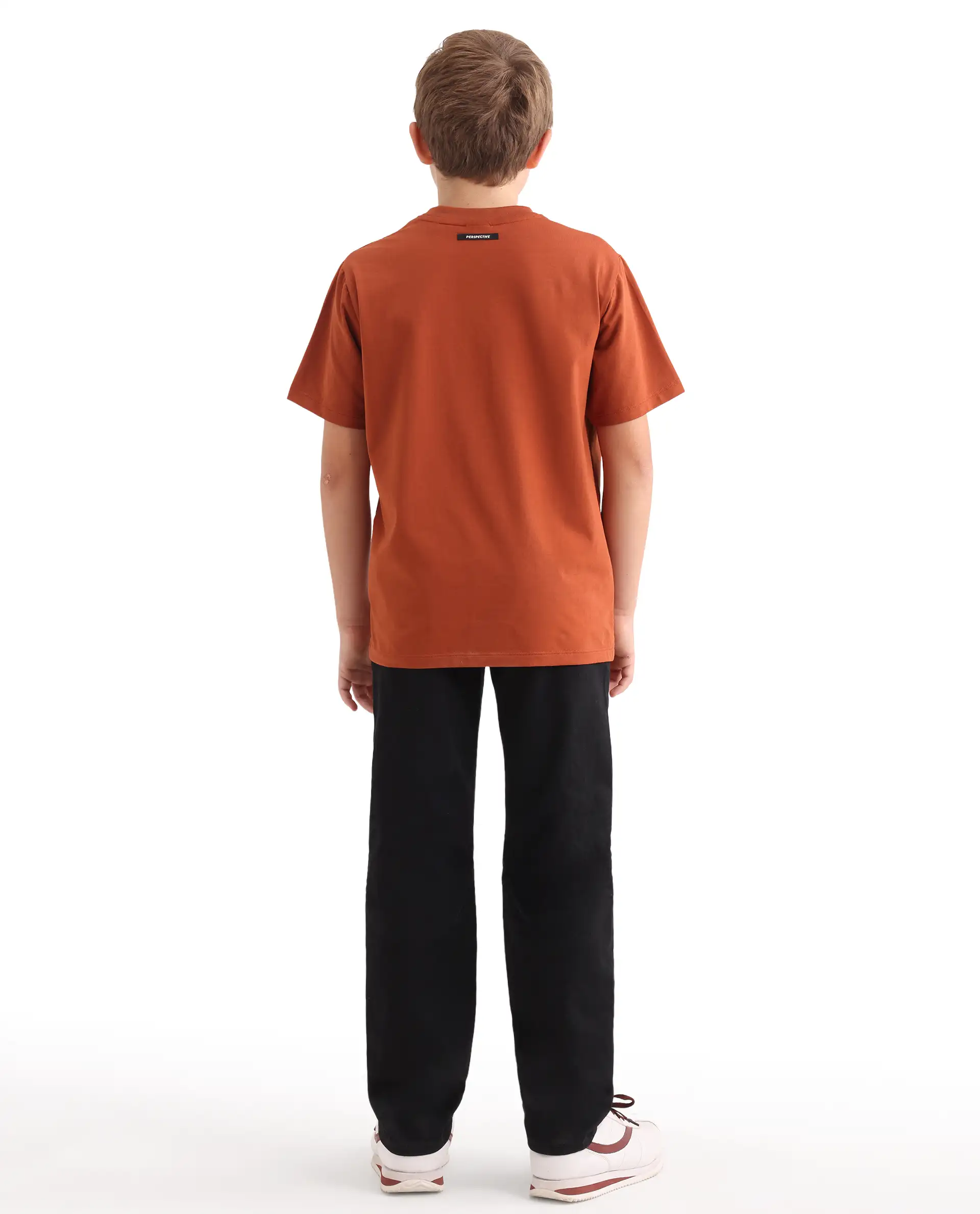 Rare Ones Kids Leon Black Cotton Blend Fabric Zipper Closure Regular Fit Jeans - Image 7