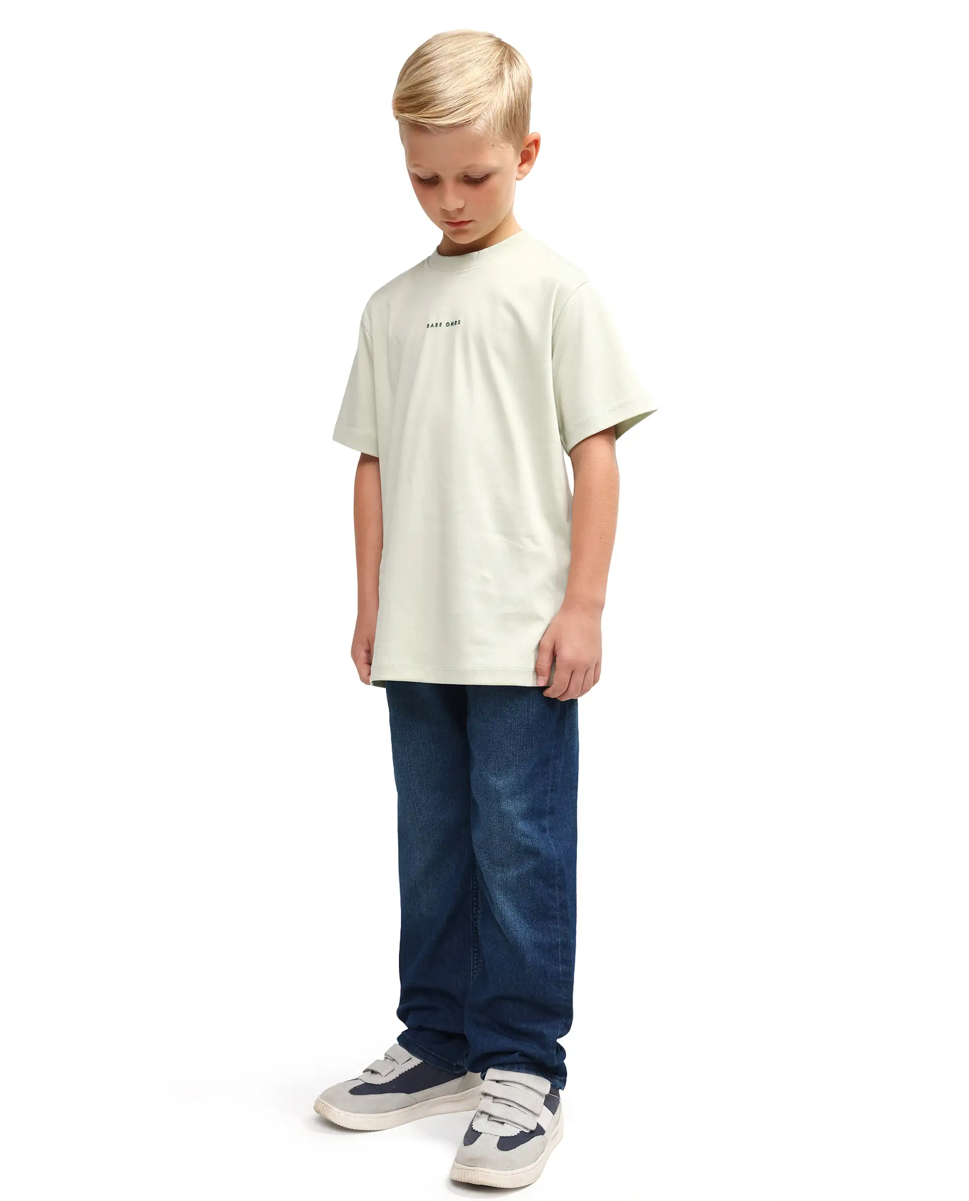 Rare Ones Kids Loet-1 Dark Blue Cotton Blend Fabric Zipper Closure Regular Fit Jeans - Image 8
