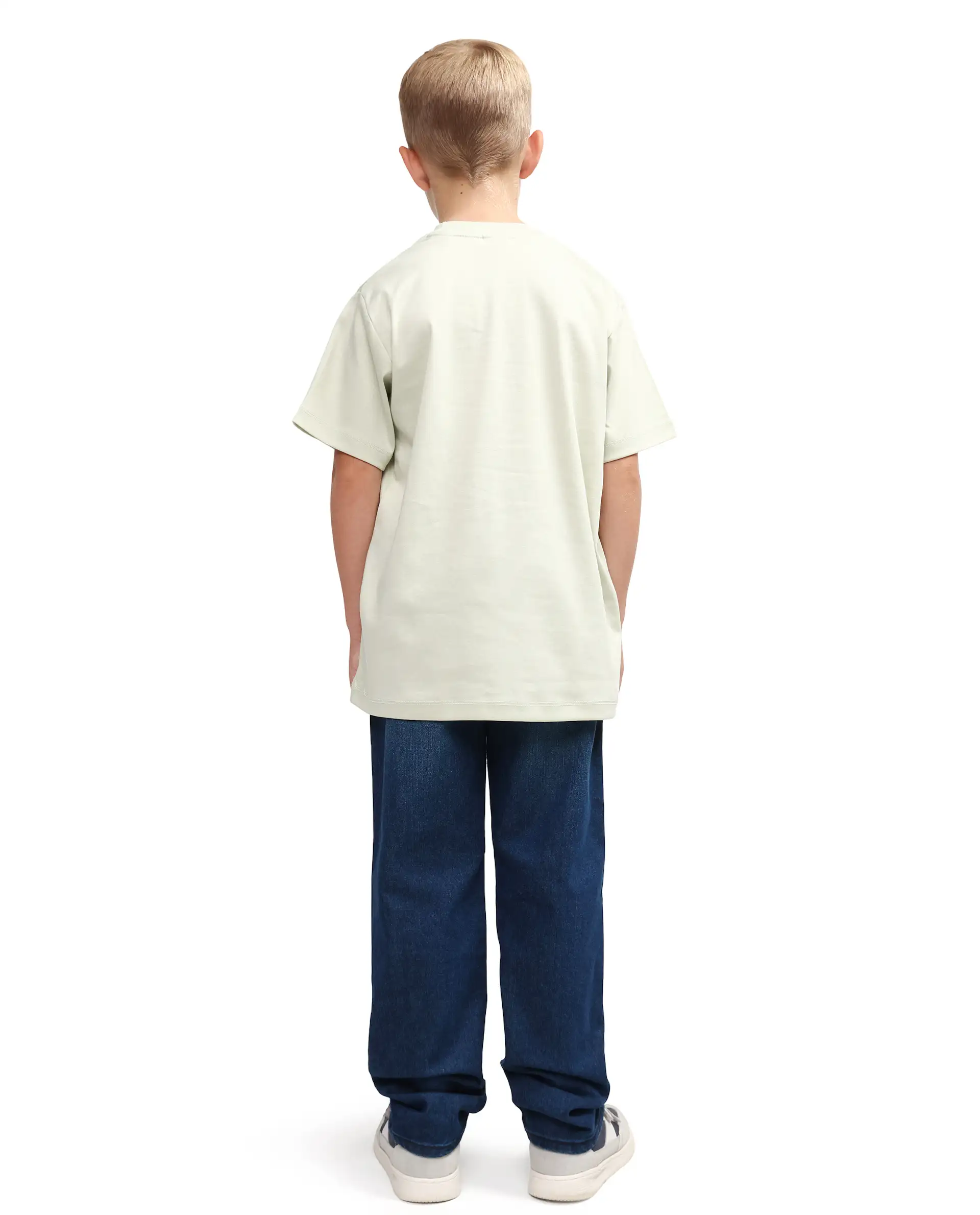 Rare Ones Kids Loet-1 Dark Blue Cotton Blend Fabric Zipper Closure Regular Fit Jeans - Image 9
