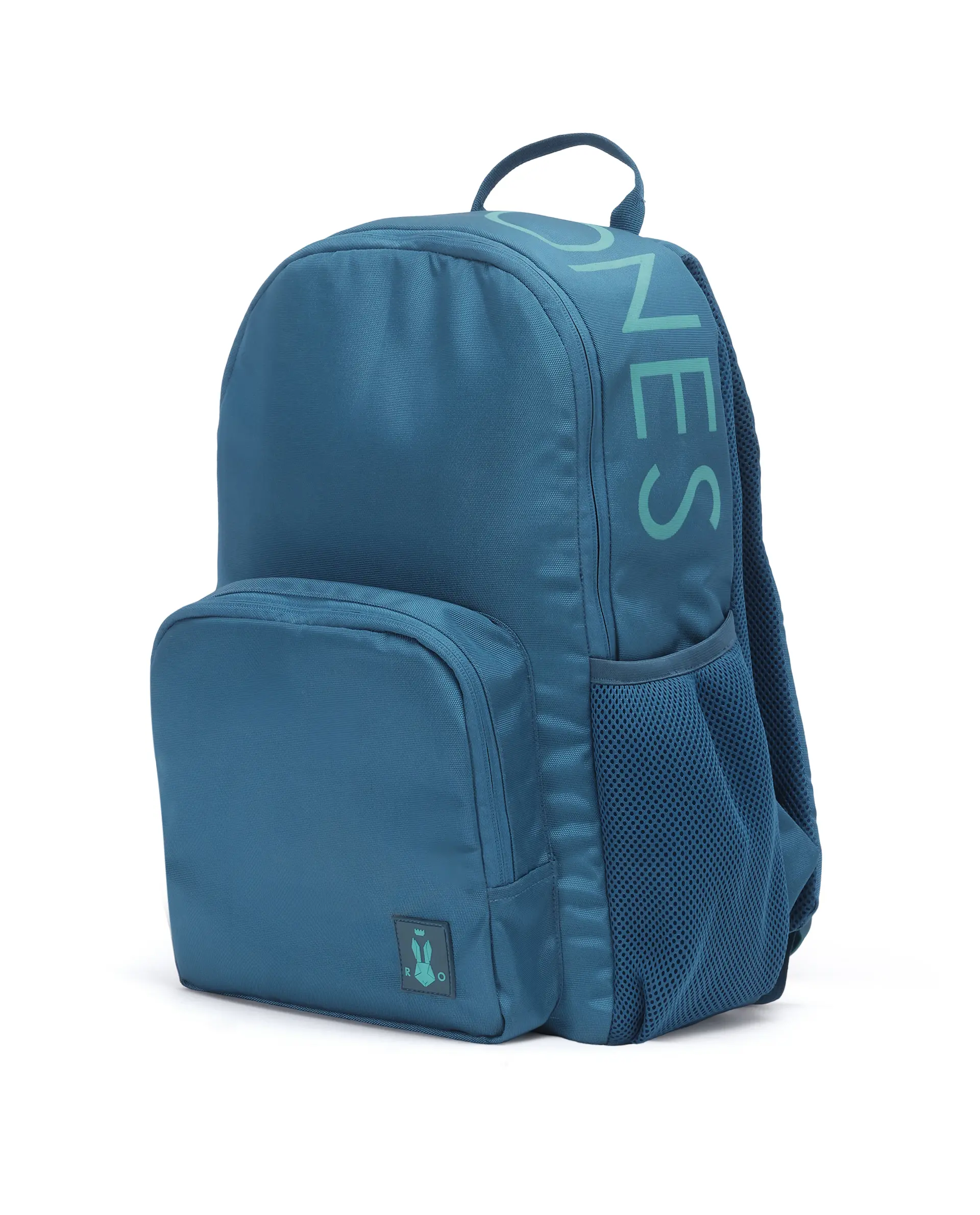 Rare Ones Kids Clay Torquoise Zipper Pu Coated Polyester Backpack - Image 3