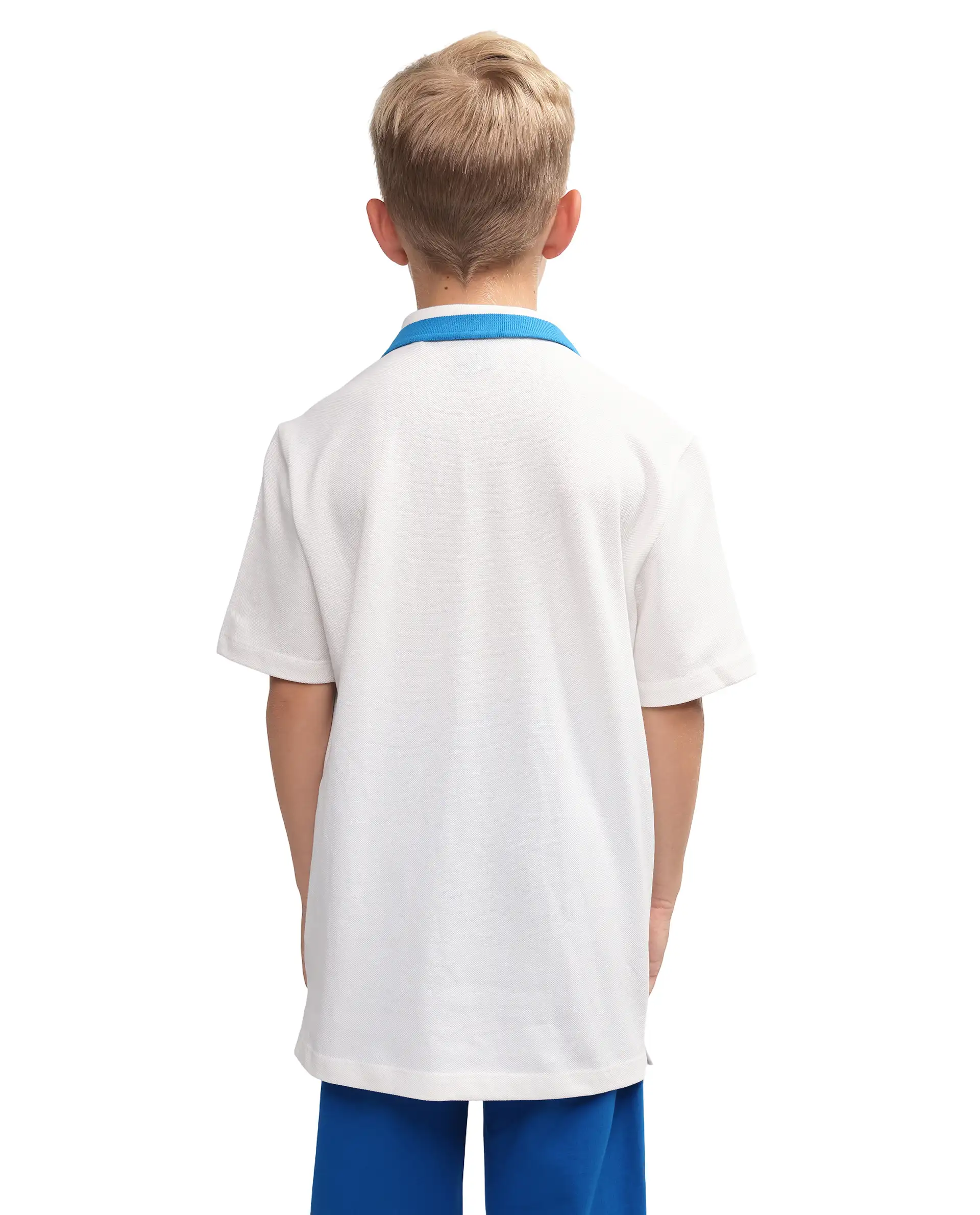 Rare Ones Kids Rino Off White Cotton Zipper Closure Regular Fit Polo - Image 9