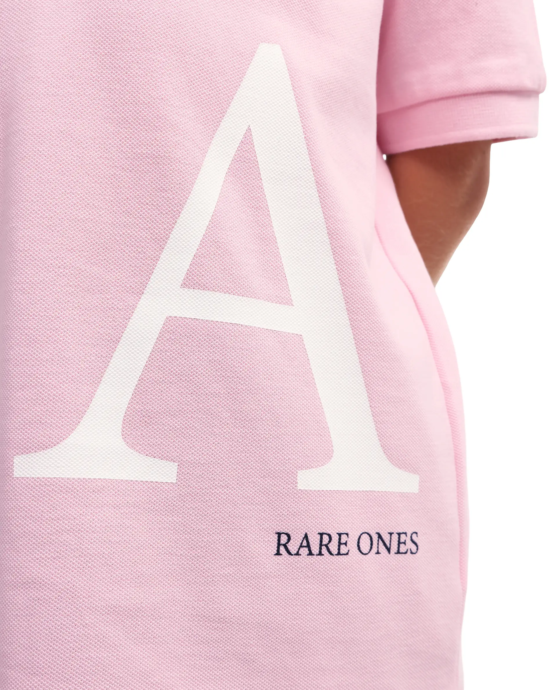 Rare Ones Kids Rovo Light Pink Cotton Button Closure Pigment Print Regular Fit Polo - Image 4