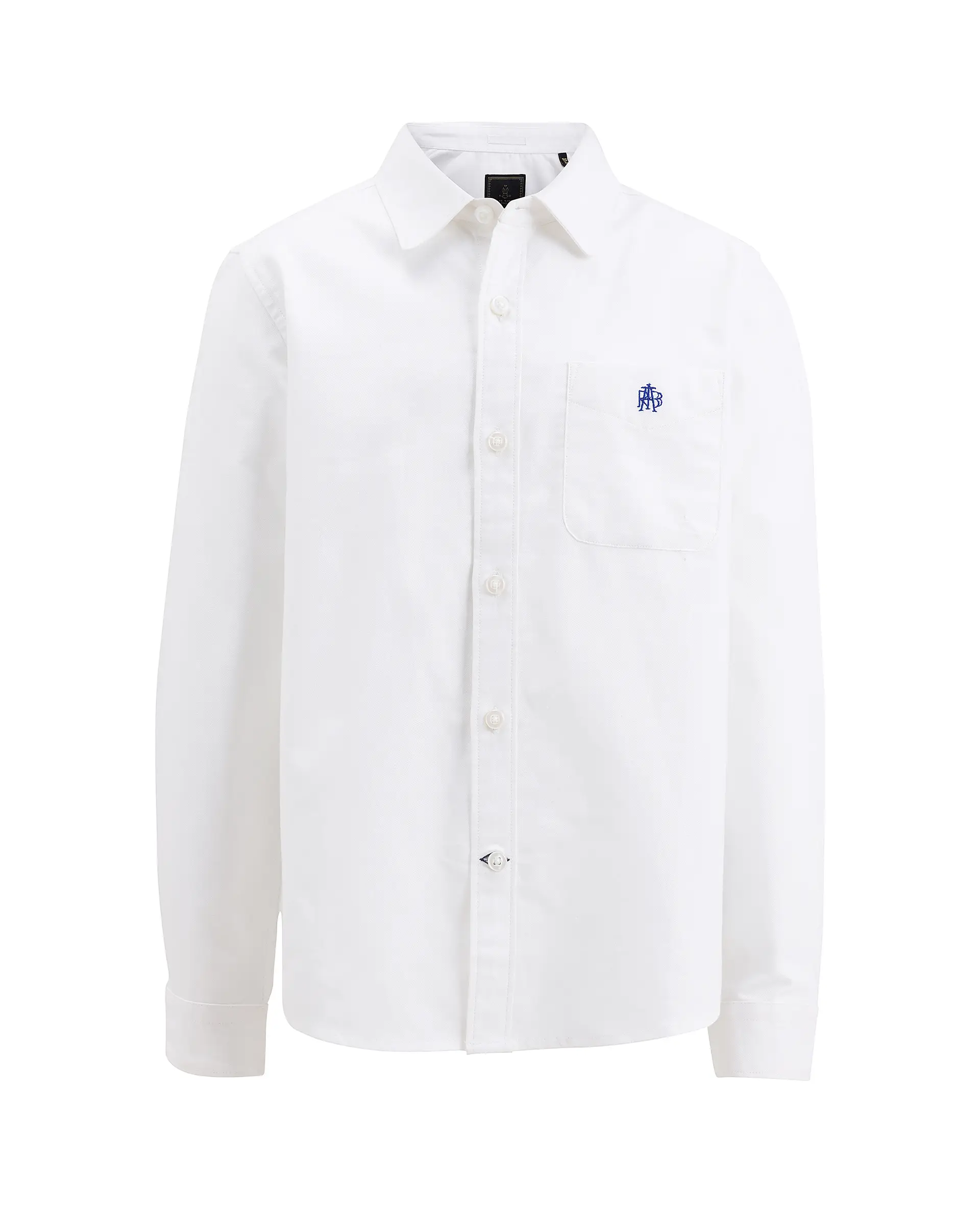 Rare Ones Kids Jacos-26 White Cotton Fabric Button Closure Regular Fit Shirt - Image 2