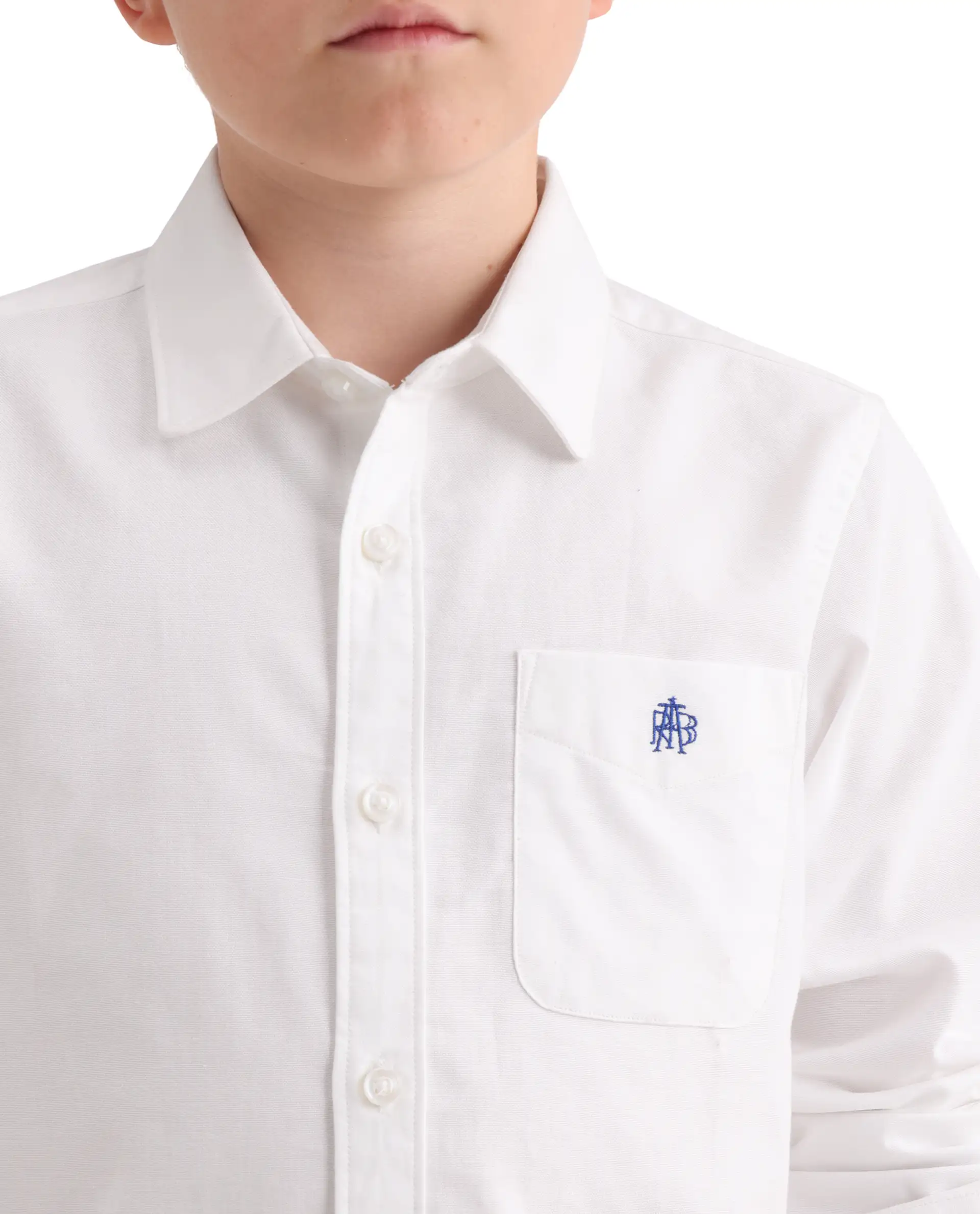 Rare Ones Kids Jacos-26 White Cotton Fabric Button Closure Regular Fit Shirt - Image 4