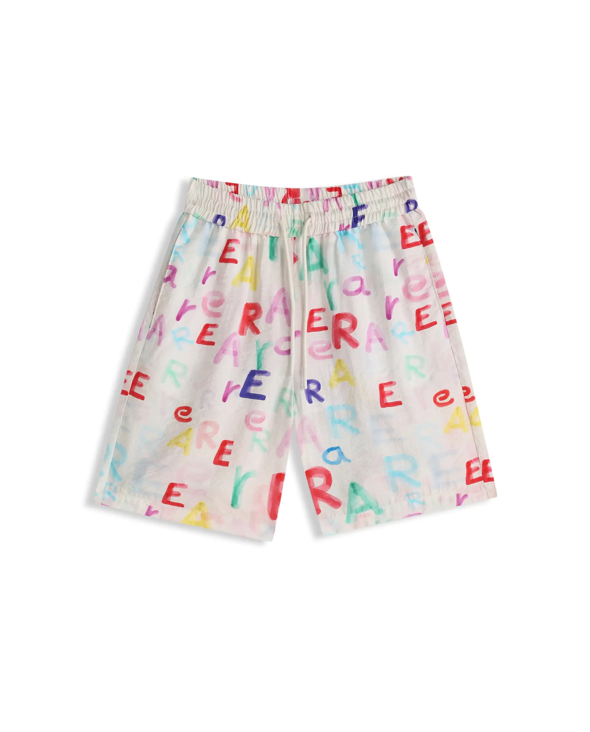 Rare Ones Kids Cron-B Off White Viscose Blend Button Closure Regular Fit Shorts - Image 2