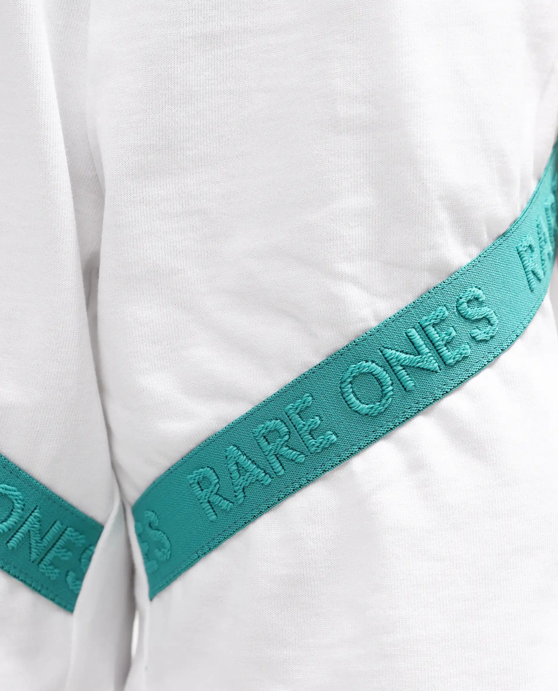 Rare Ones Kids Dream-B White Cotton Fabric Drawstring Closure Badge Applique Regular Fit Shorts - Image 5