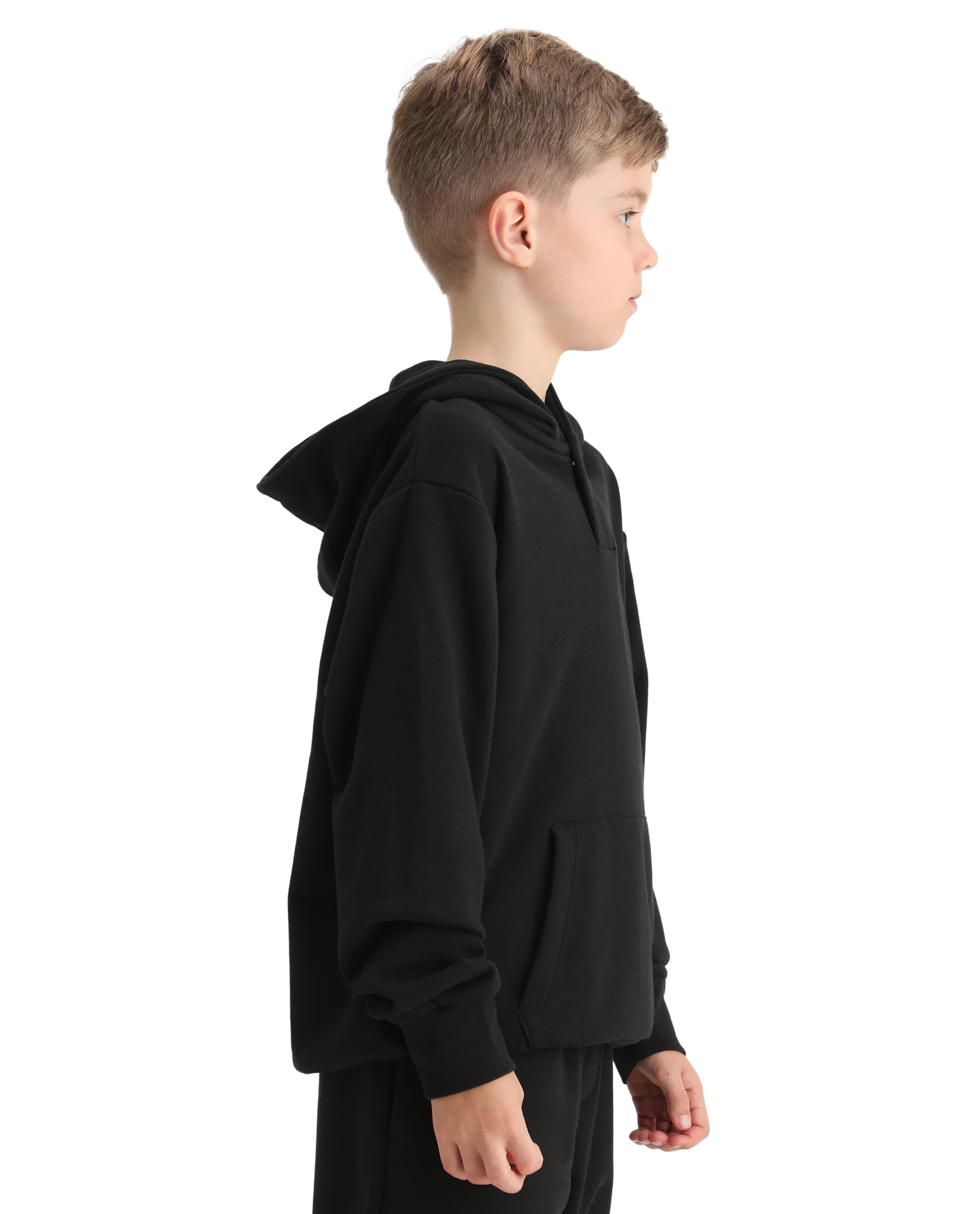 Rare Ones Kids Arno Black Cotton Blend Hd Print Oversized Sweatshirt - Image 6