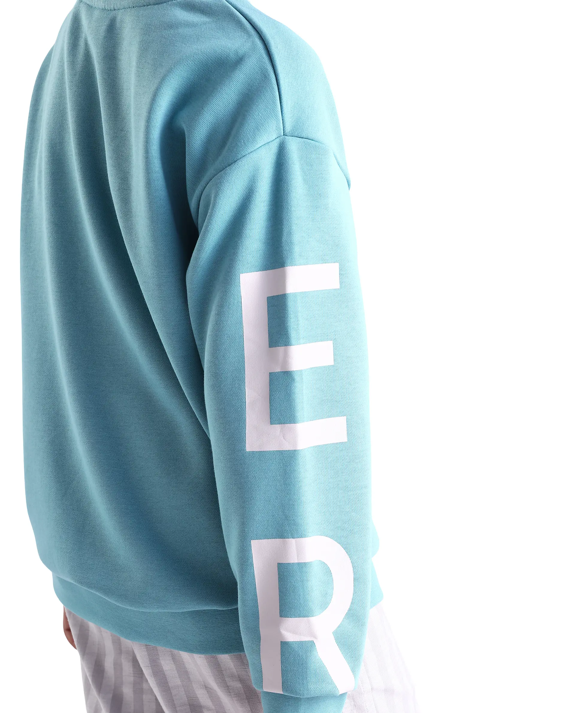 Rare Ones Kids Draw Blue Cotton Pull On Crew Neck Full Sleeves Regular Fit Sweatshirt - Image 6