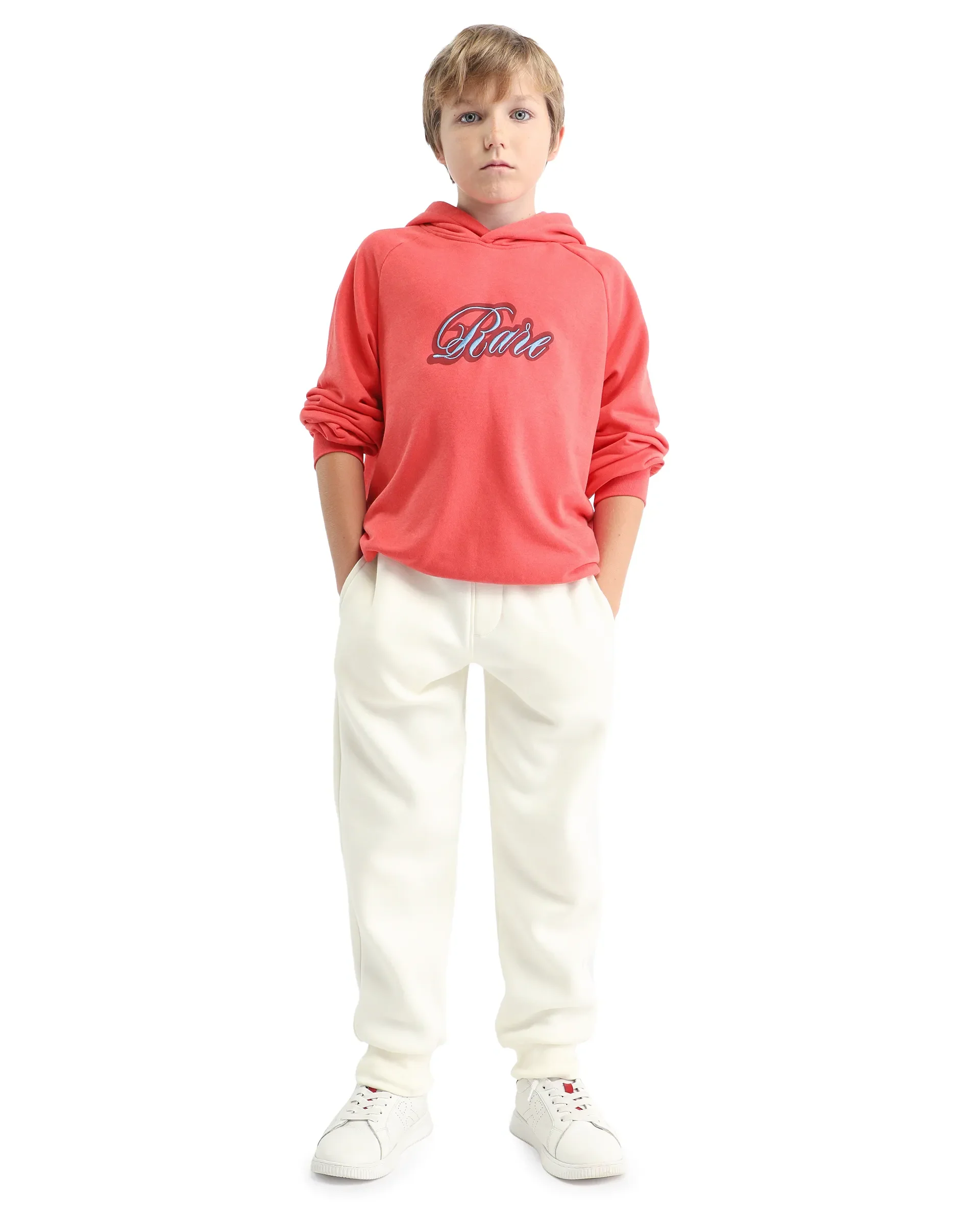 Rare Ones Kids Huck Red Cotton Pull On Crew Neck Full Sleeves Fit Sweatshirt - Image 2