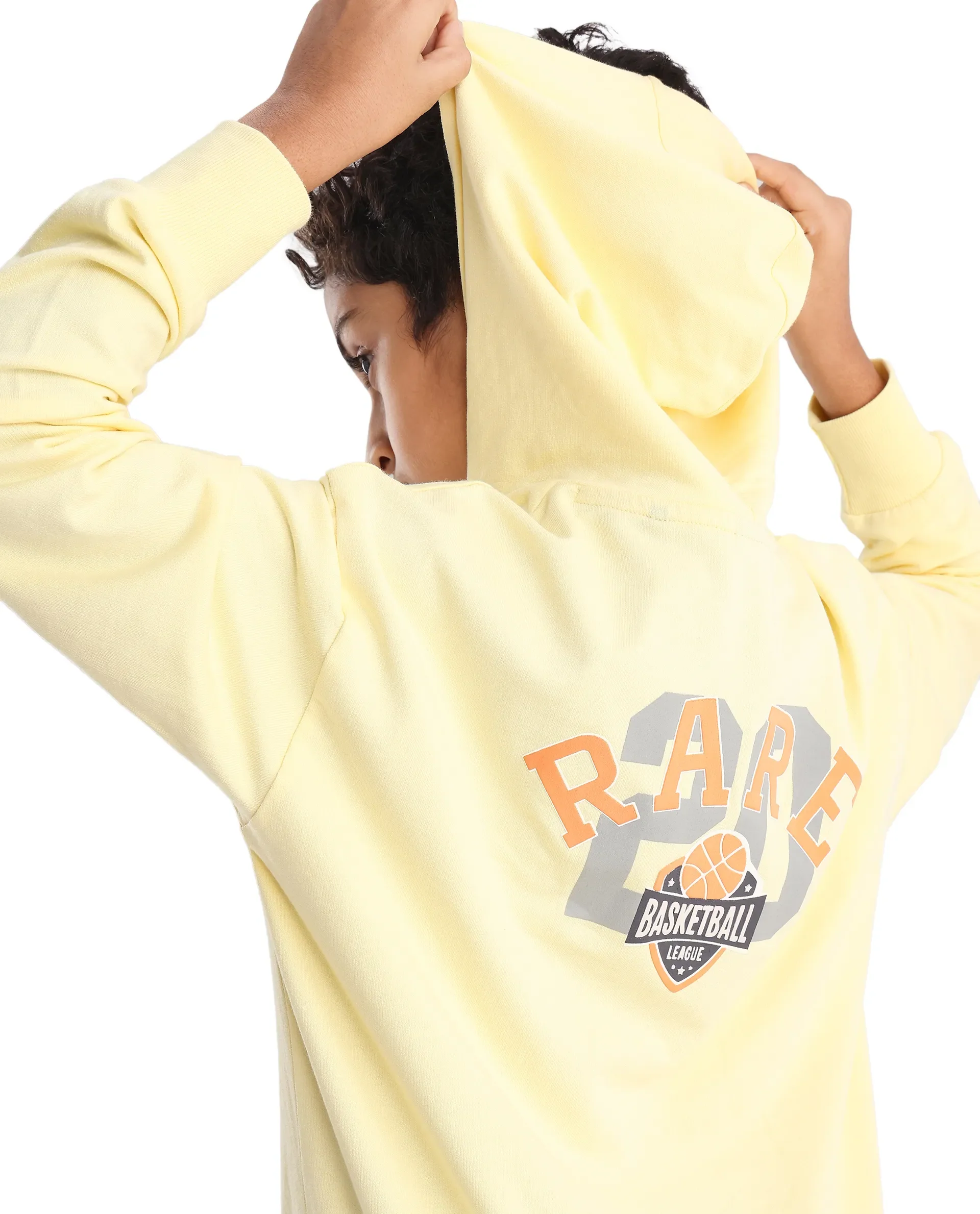 Rare Ones Kids Mason Light Yellow Cotton Pull On Crew Neck Full Sleeves Fit Sweatshirt - Image 3