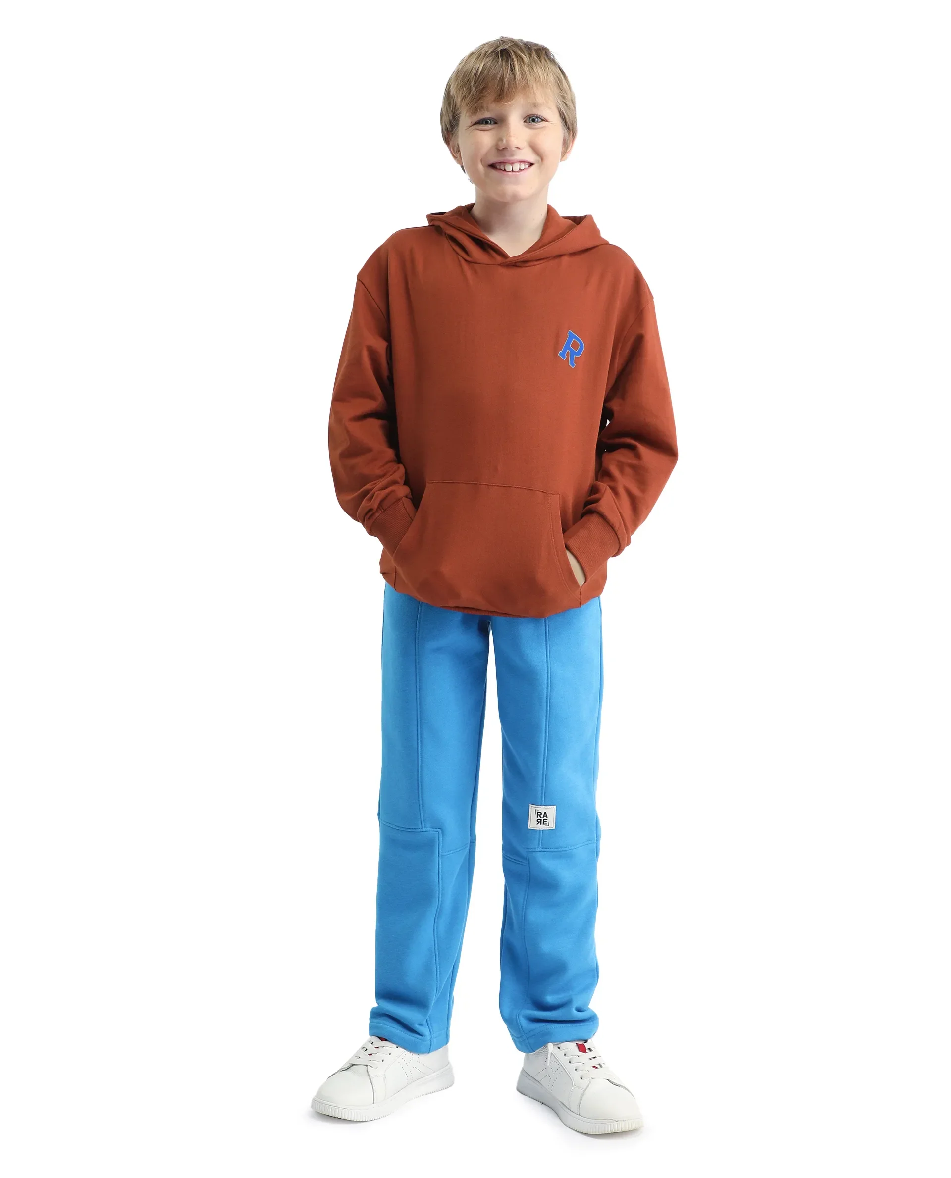 Rare Ones Kids Mason Rust Cotton Pull On Crew Neck Full Sleeves Fit Sweatshirt - Image 7