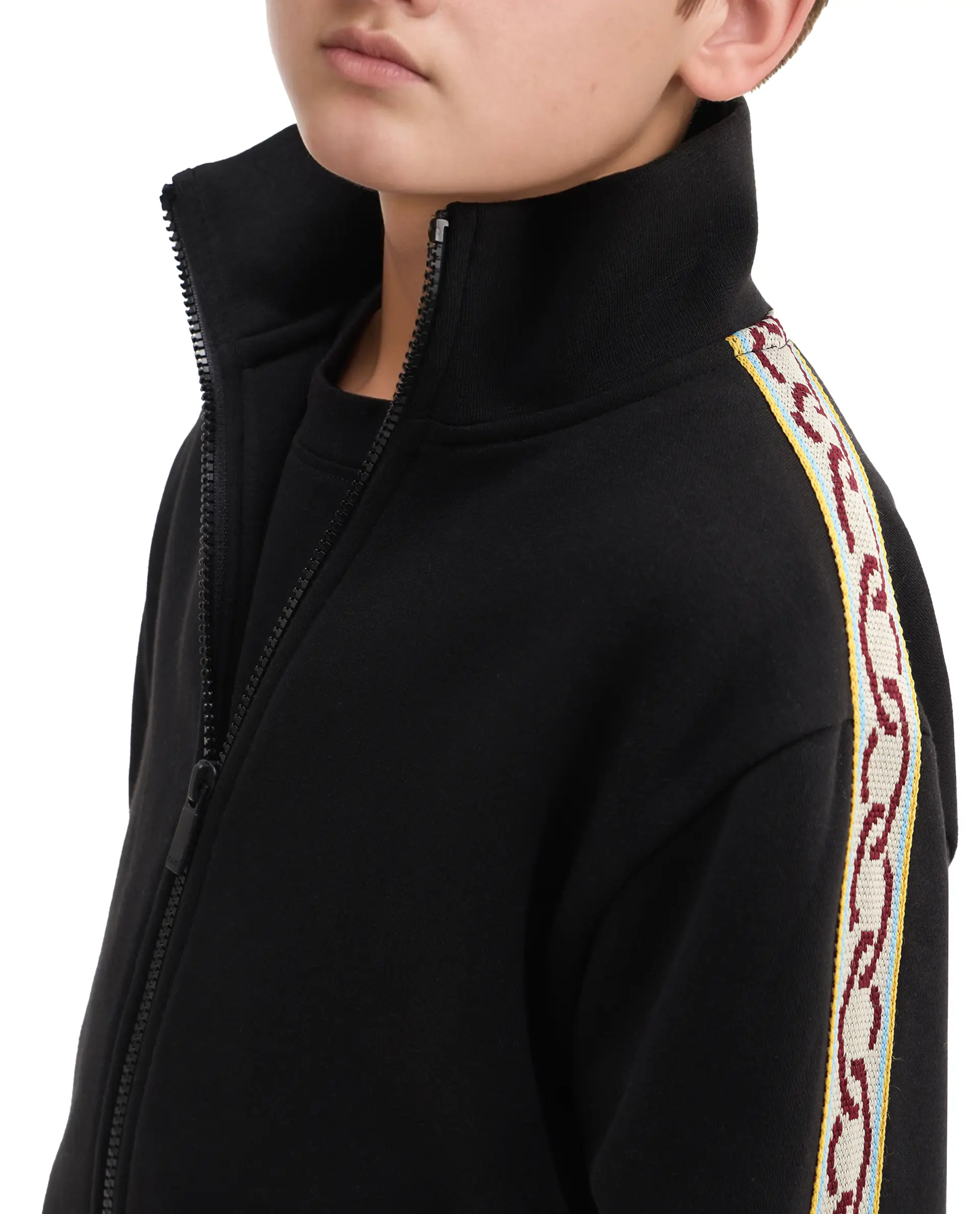 Rare Ones Kids Sugar Black Cotton Blend Solid Regular Fit Sweatshirt - Image 4