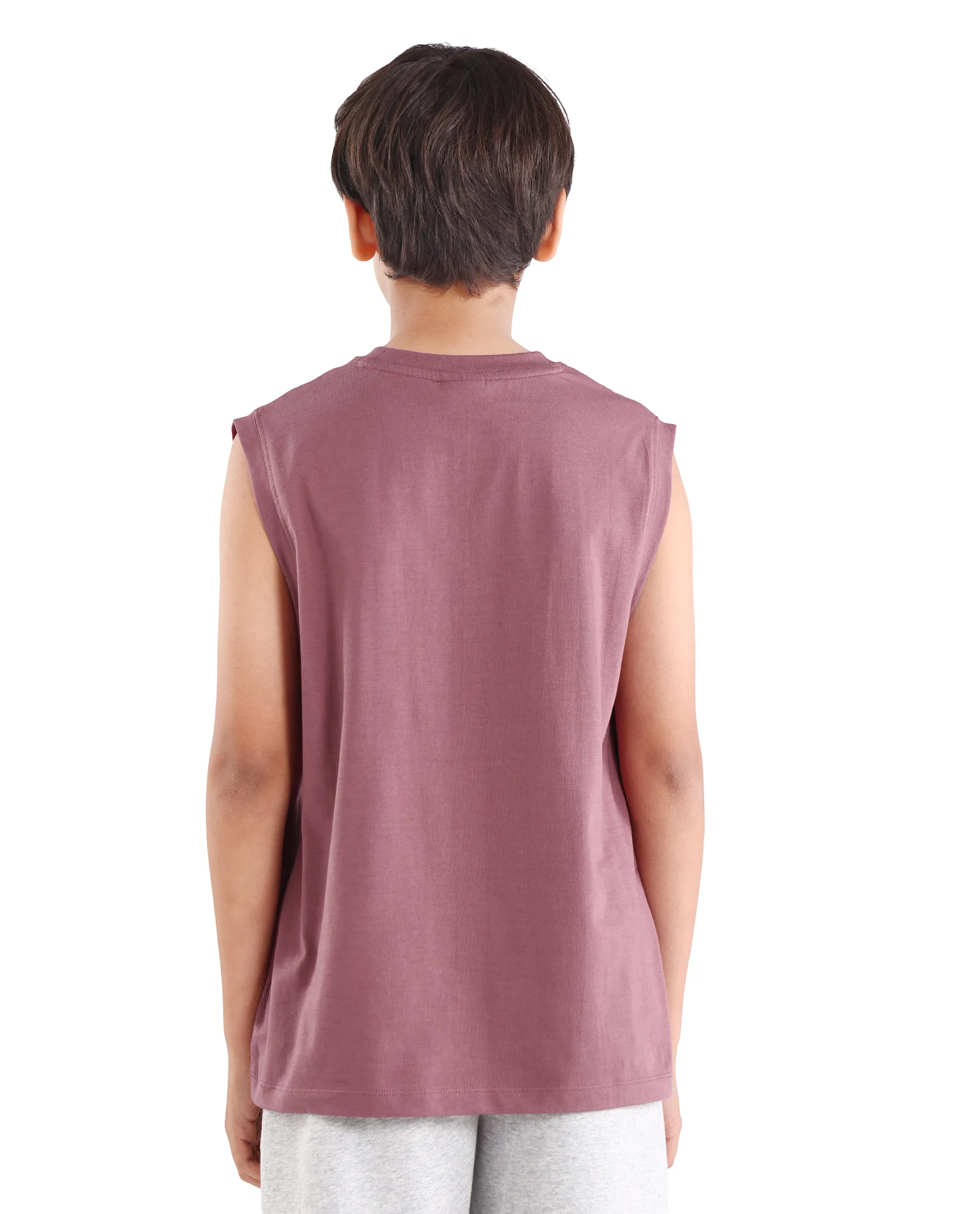 Rare Ones Kids Aloha Dusky Pink Cotton Blend Fabric Pull-On Closure Regular Fit T-Shirt - Image 7