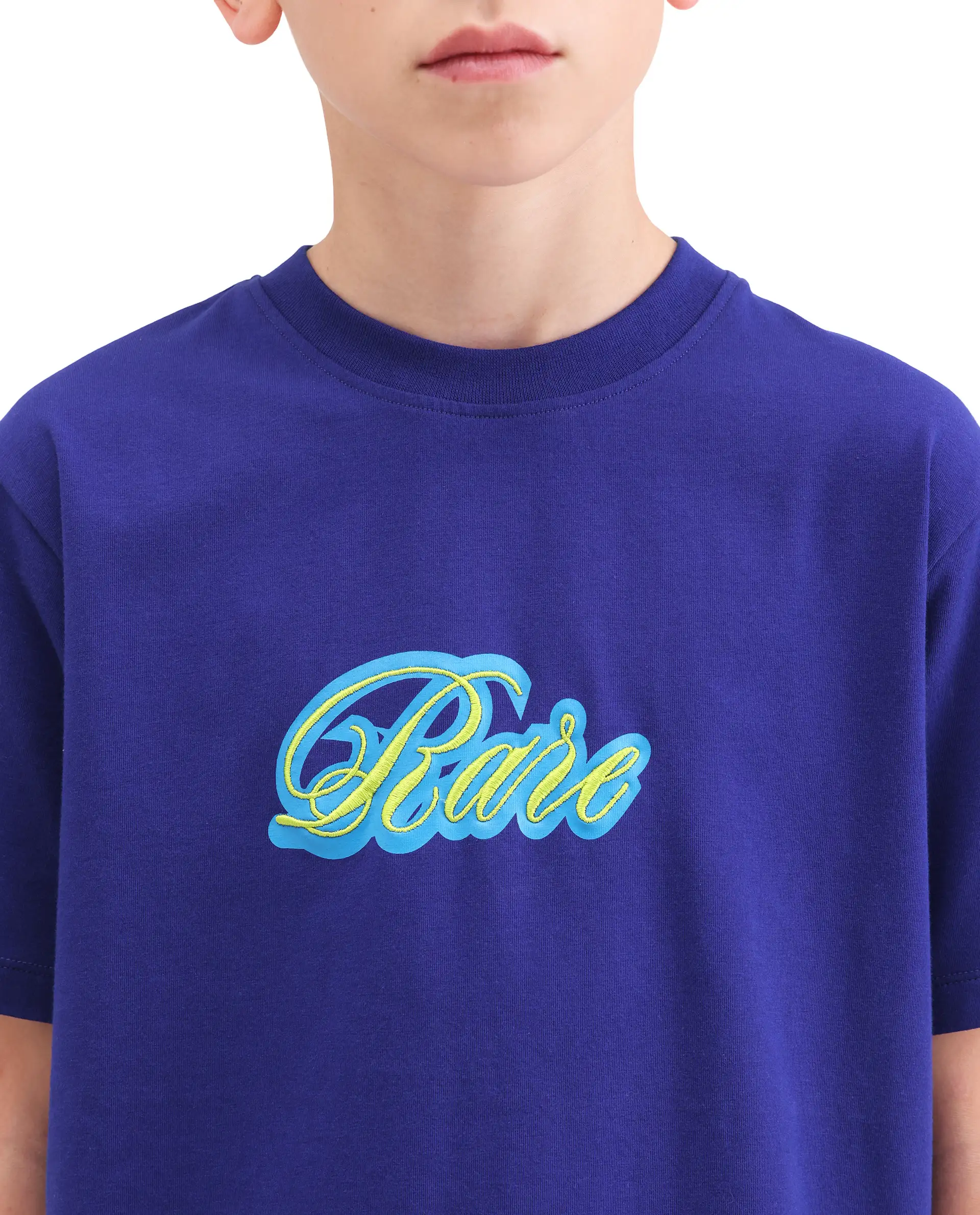 Rare Ones Kids Anton Dark Blue Cotton Blend Fabric Pull-On Closure Graphic Print Regular Fit T-Shirt - Image 4