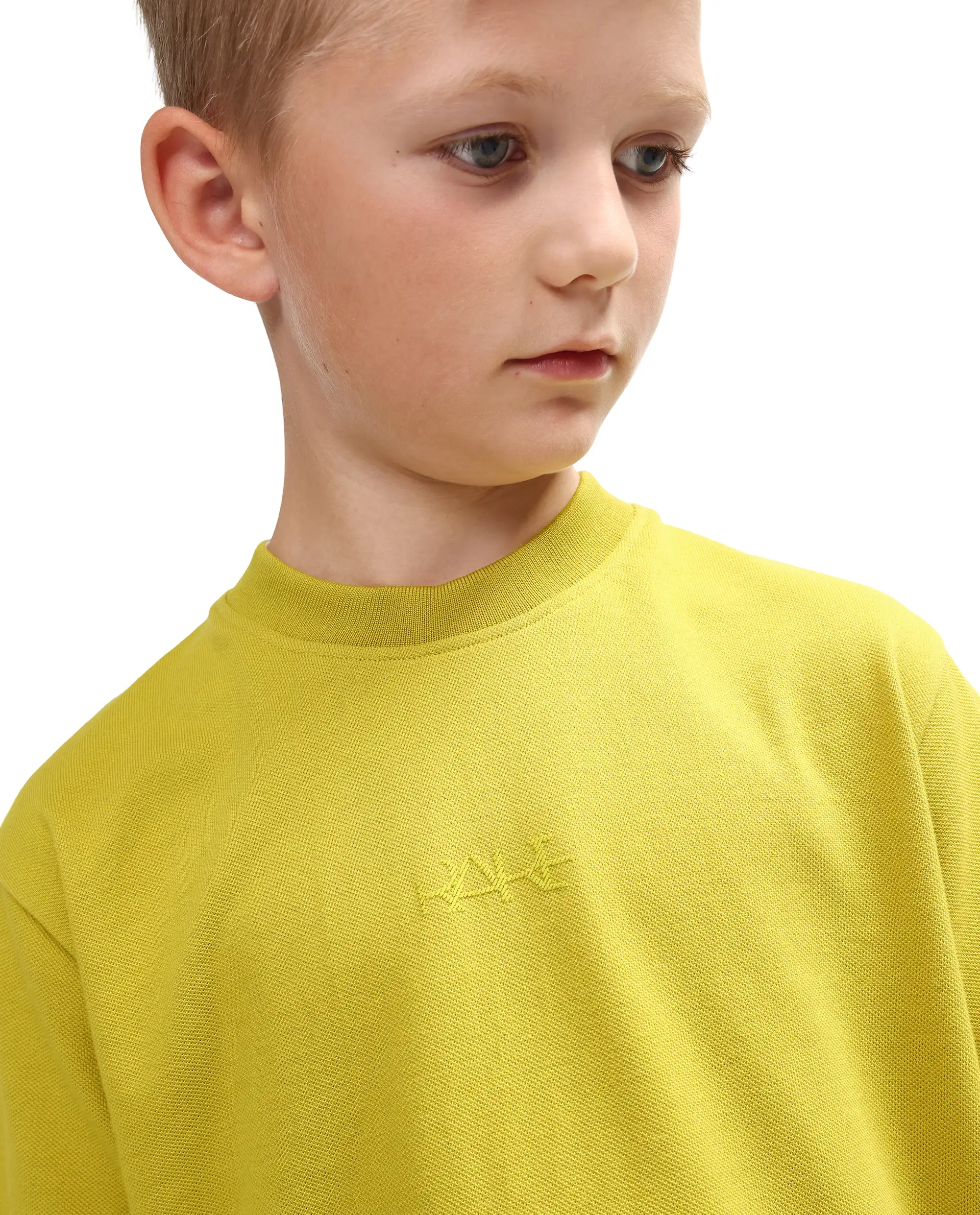 Rare Ones Kids Heros Fluorescent Yellow Cotton Blend Fabric Pull-On Closure Hd Print Regular Fit T-Shirt - Image 4