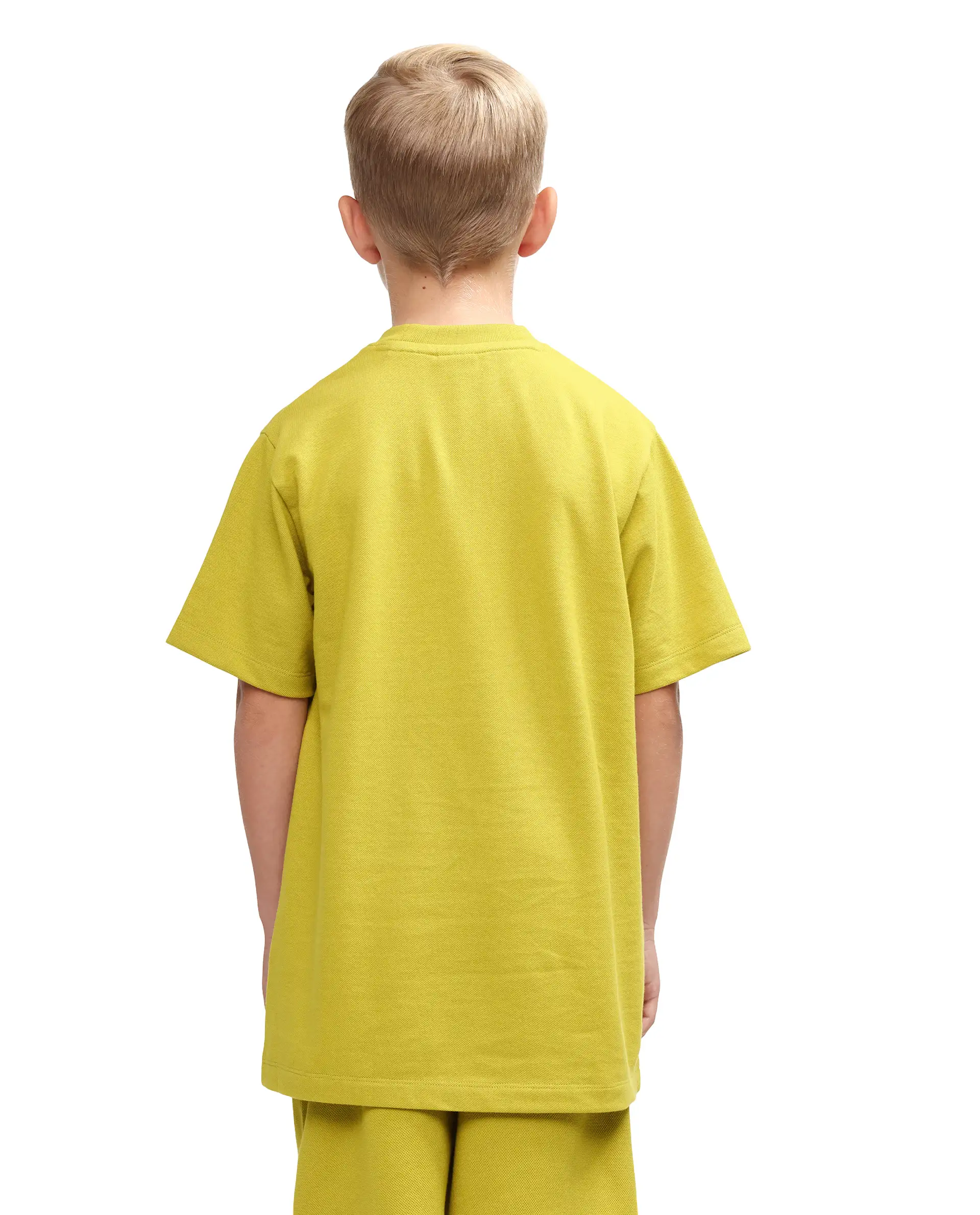 Rare Ones Kids Heros Fluorescent Yellow Cotton Blend Fabric Pull-On Closure Hd Print Regular Fit T-Shirt - Image 7
