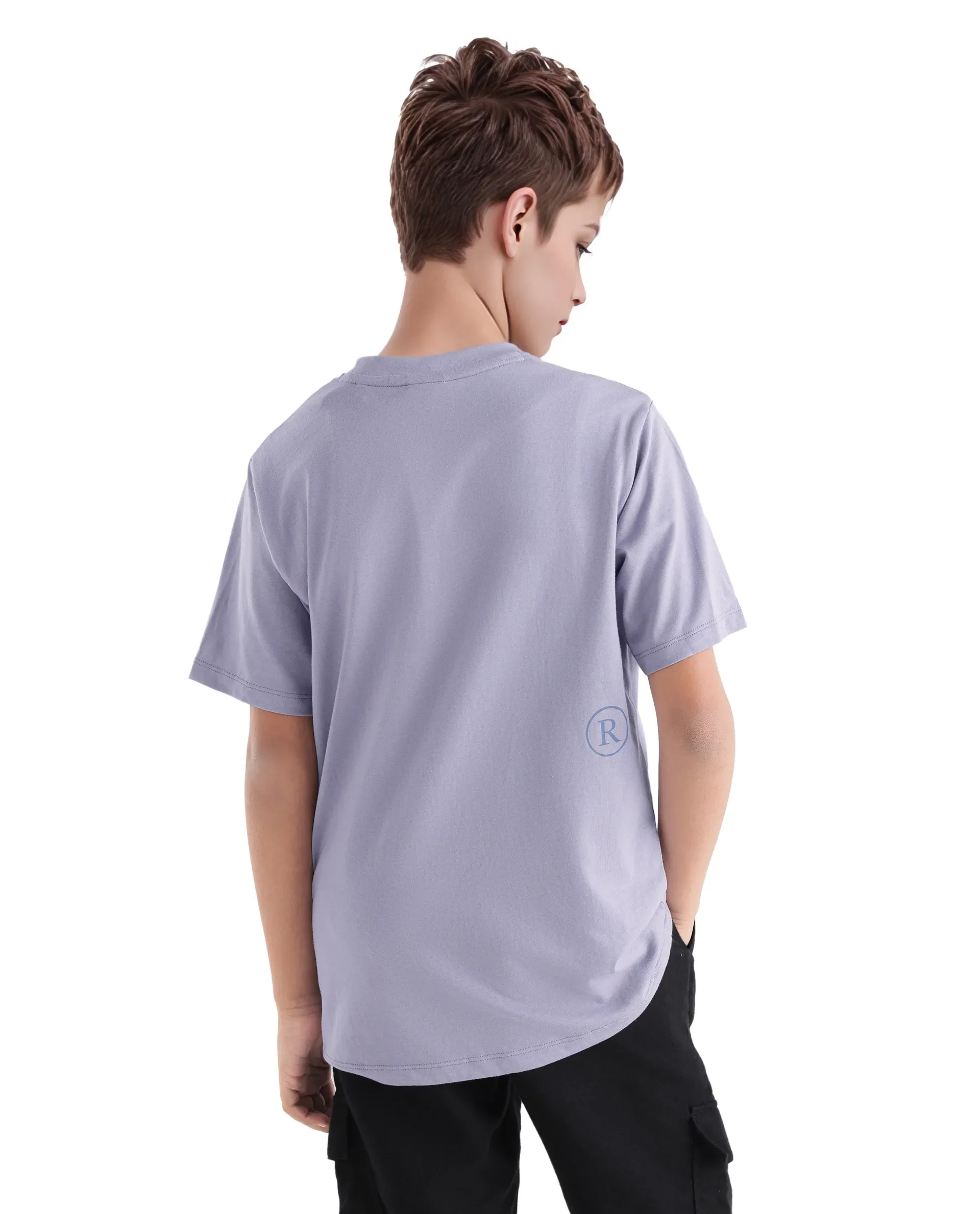 Rare Ones Kids Joon Light Purple Cotton All Over Print Pull On Closure Regular Fit T-Shirt - Image 8