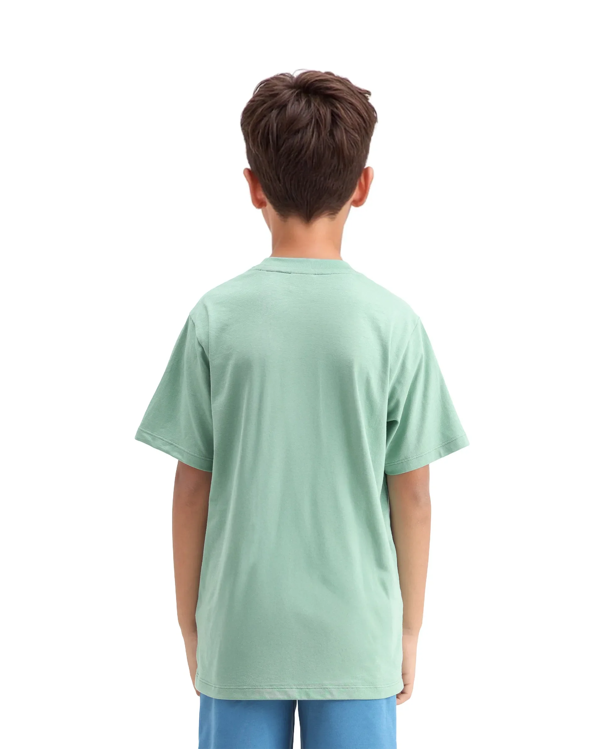 Rare Ones Kids Laker Light Turq Cotton Lenticular Sticker Regular Fit T-Shirt - Image 8