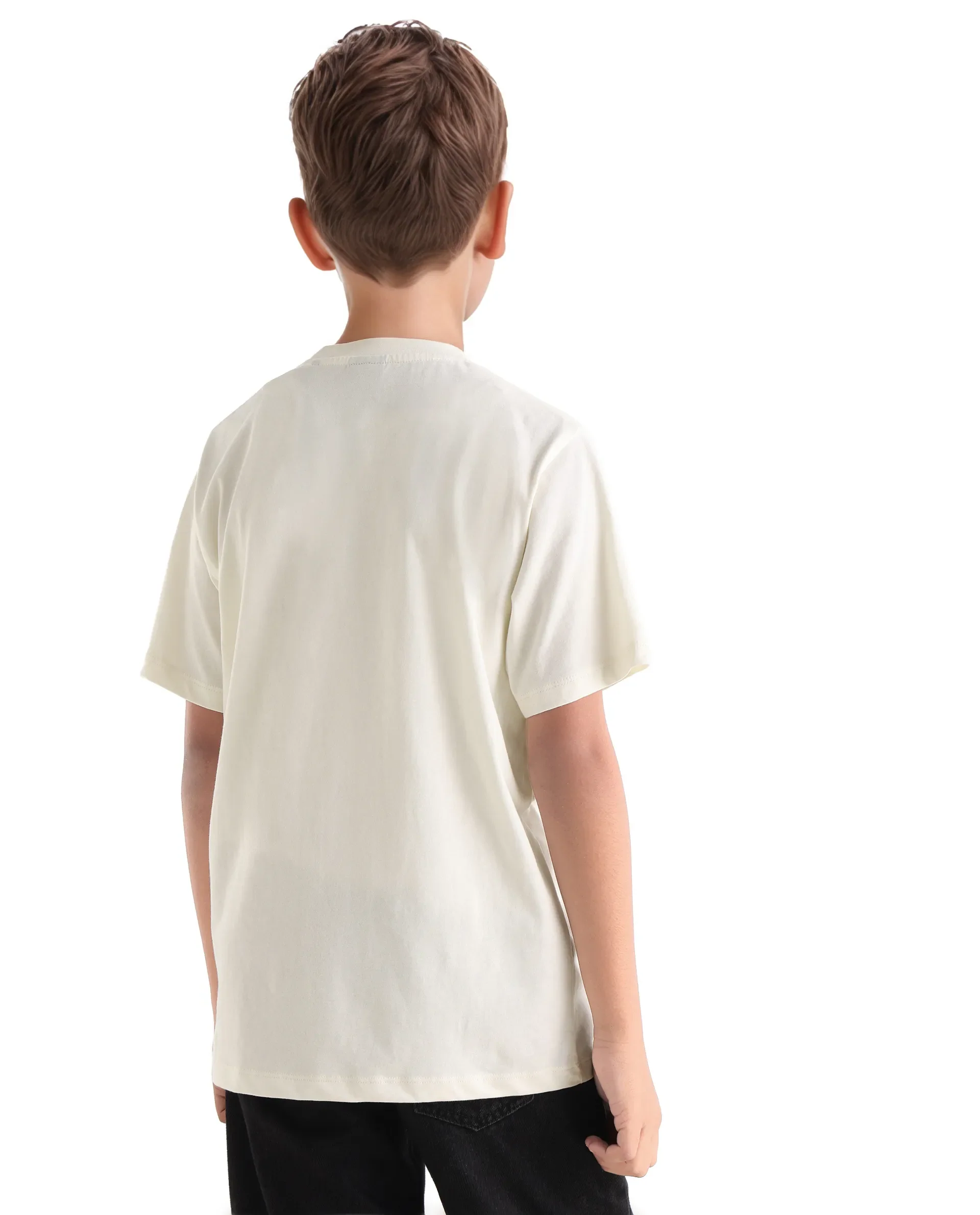 Rare Ones Kids Raze-K Off White Cotton Jelly Print Regular Fit T-Shirt - Image 7