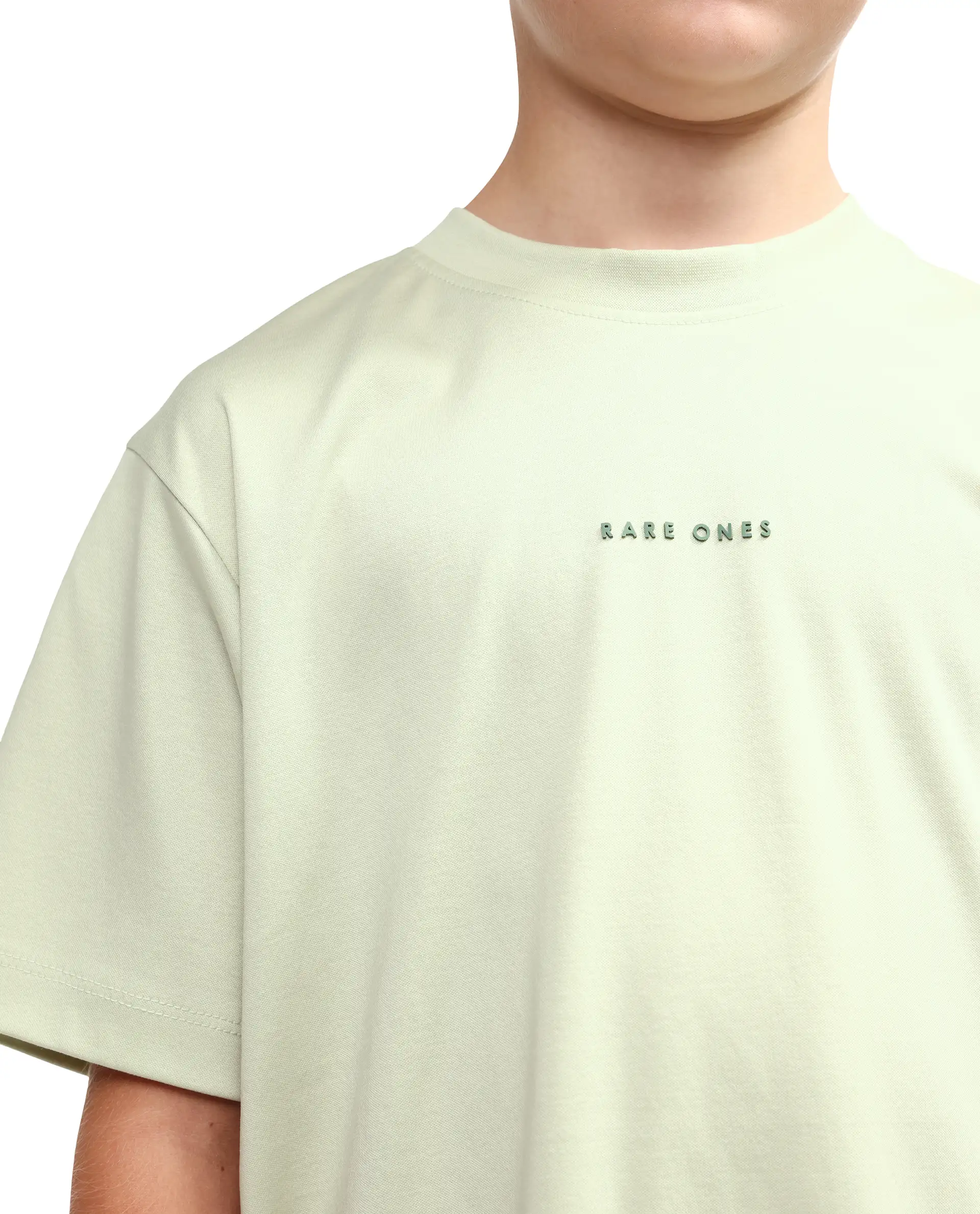Rare Ones Kids Rob Fluorescent Green Cotton Blend Fabric Pull-On Closure Regular Fit T-Shirt - Image 4