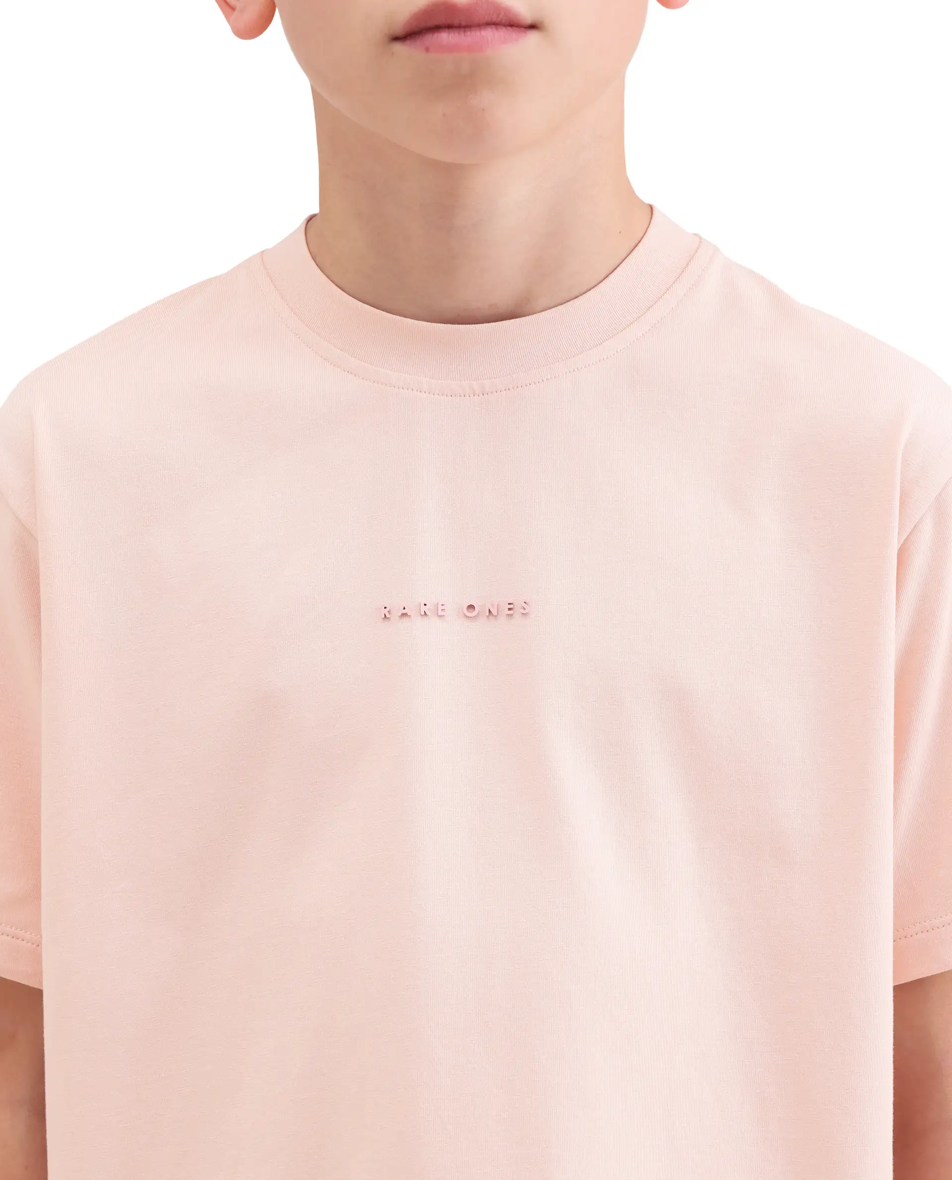 Rare Ones Kids Rob Light Orange Cotton Blend Fabric Pull-On Closure Regular Fit T-Shirt - Image 4