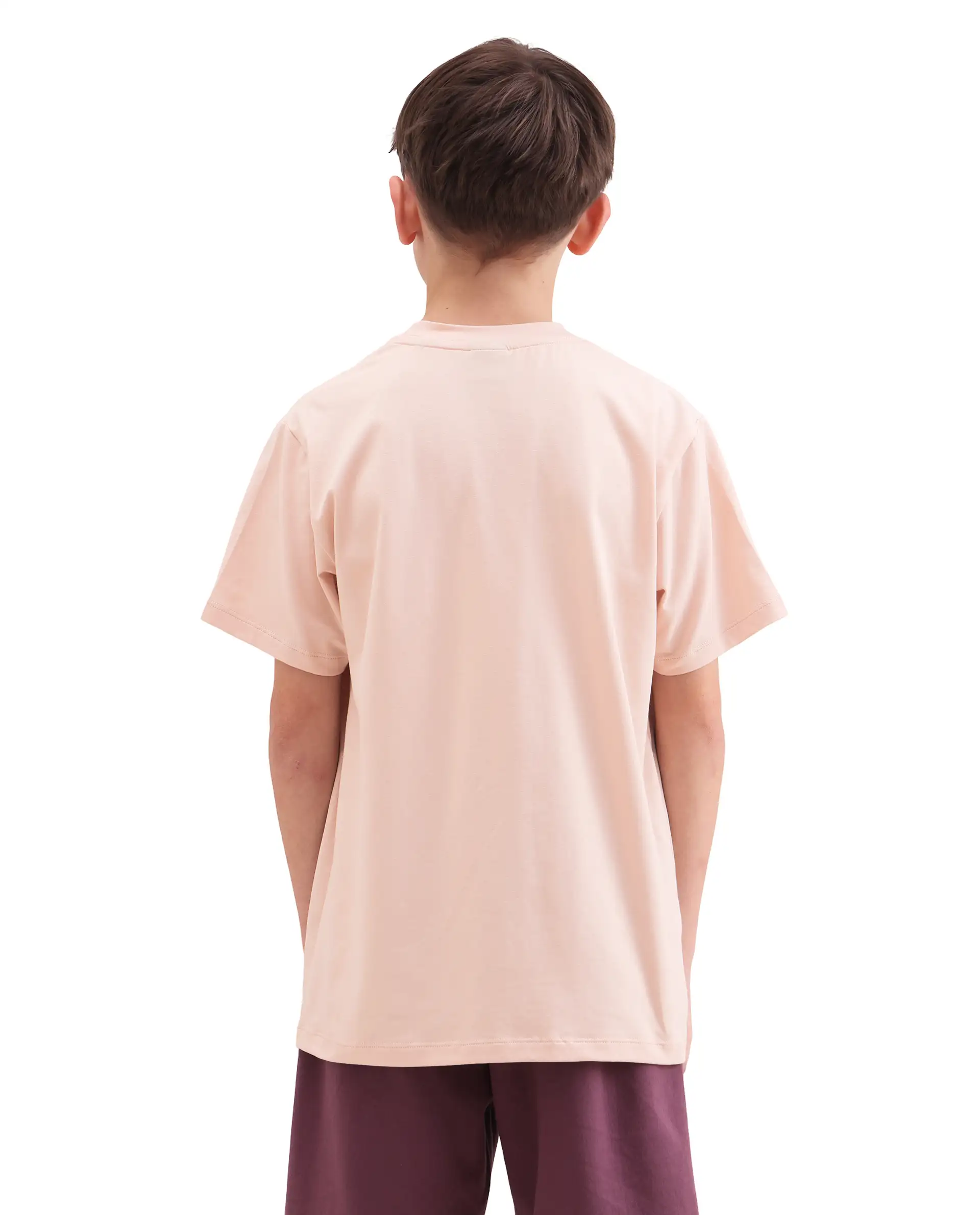 Rare Ones Kids Rob Light Orange Cotton Blend Fabric Pull-On Closure Regular Fit T-Shirt - Image 7