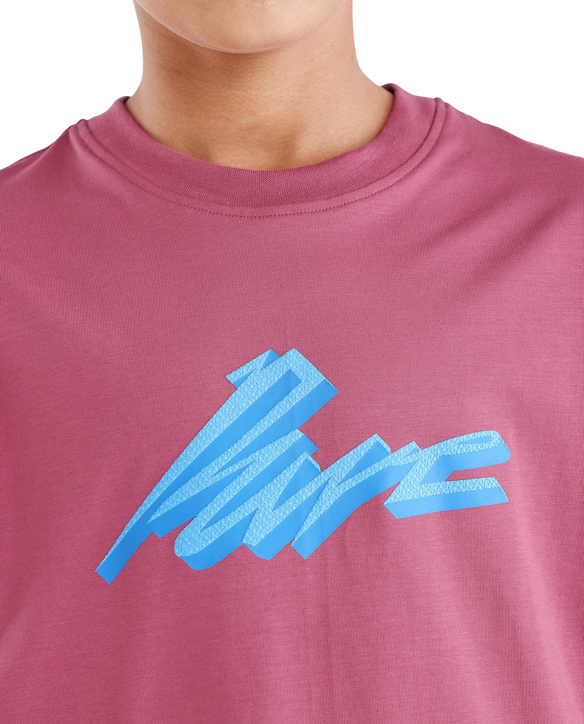 Rare Ones Kids Via-K Dark Pink Cotton Blend Pull-On Closure Regular Fit T-Shirt - Image 4