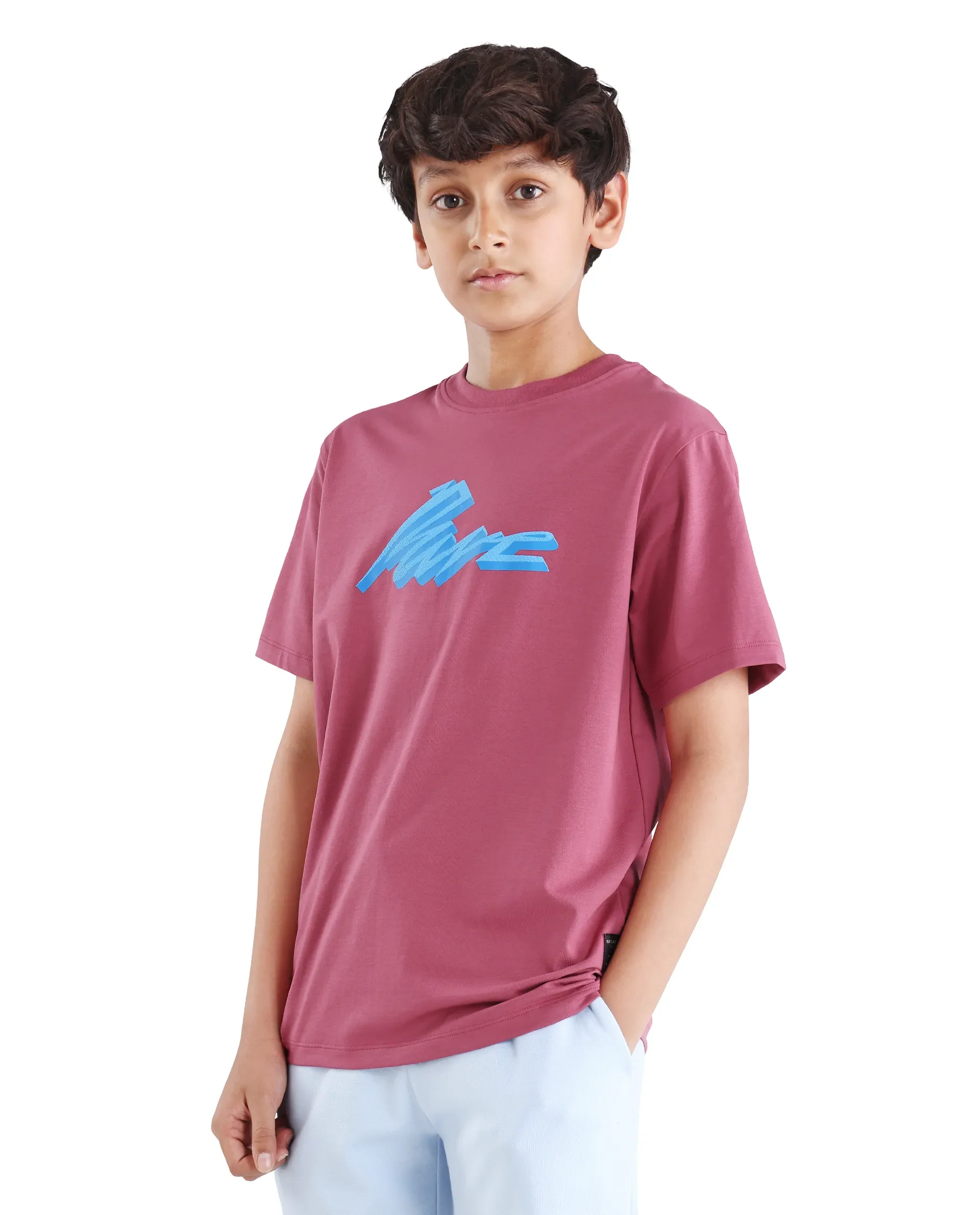 Rare Ones Kids Via-K Dark Pink Cotton Blend Pull-On Closure Regular Fit T-Shirt - Image 5