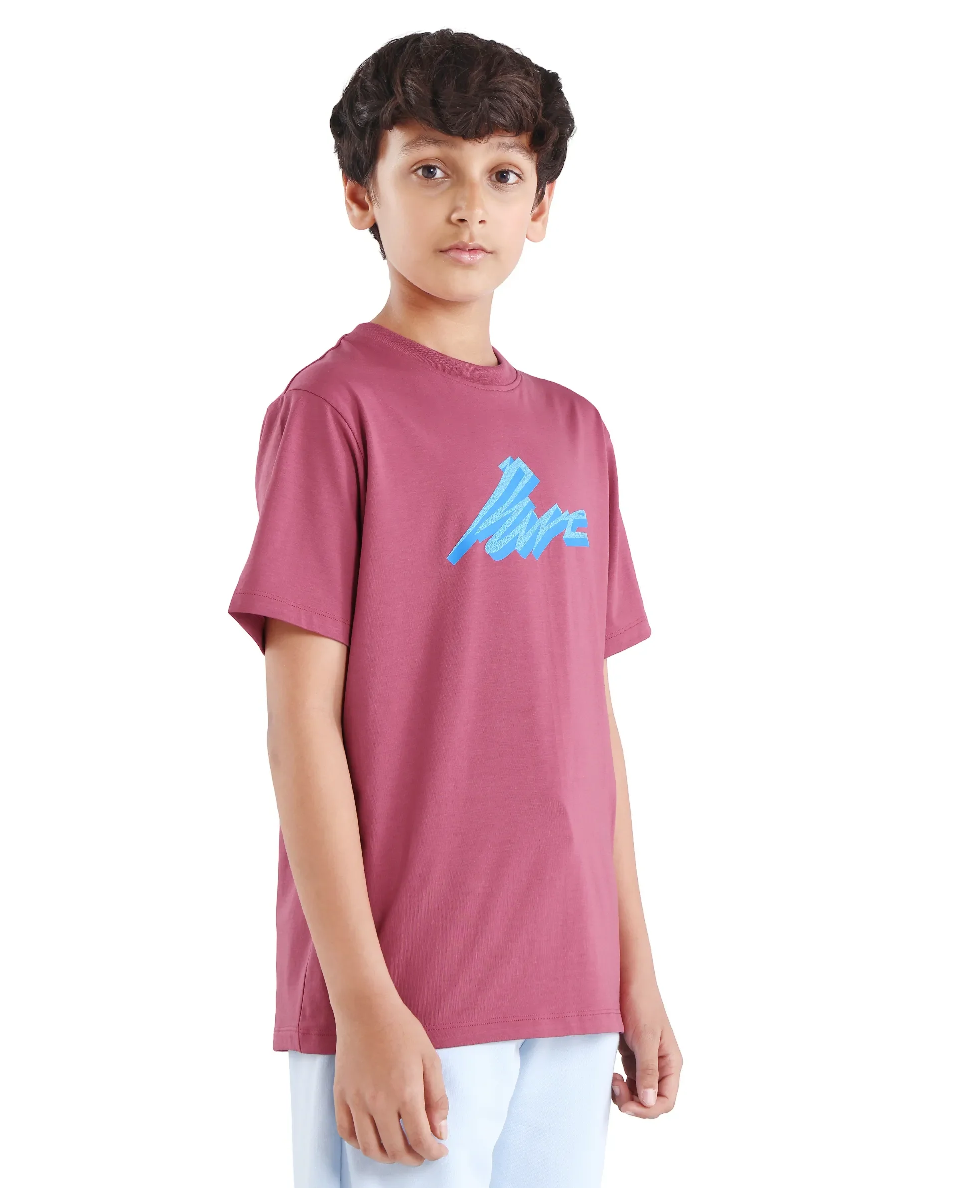 Rare Ones Kids Via-K Dark Pink Cotton Blend Pull-On Closure Regular Fit T-Shirt - Image 6