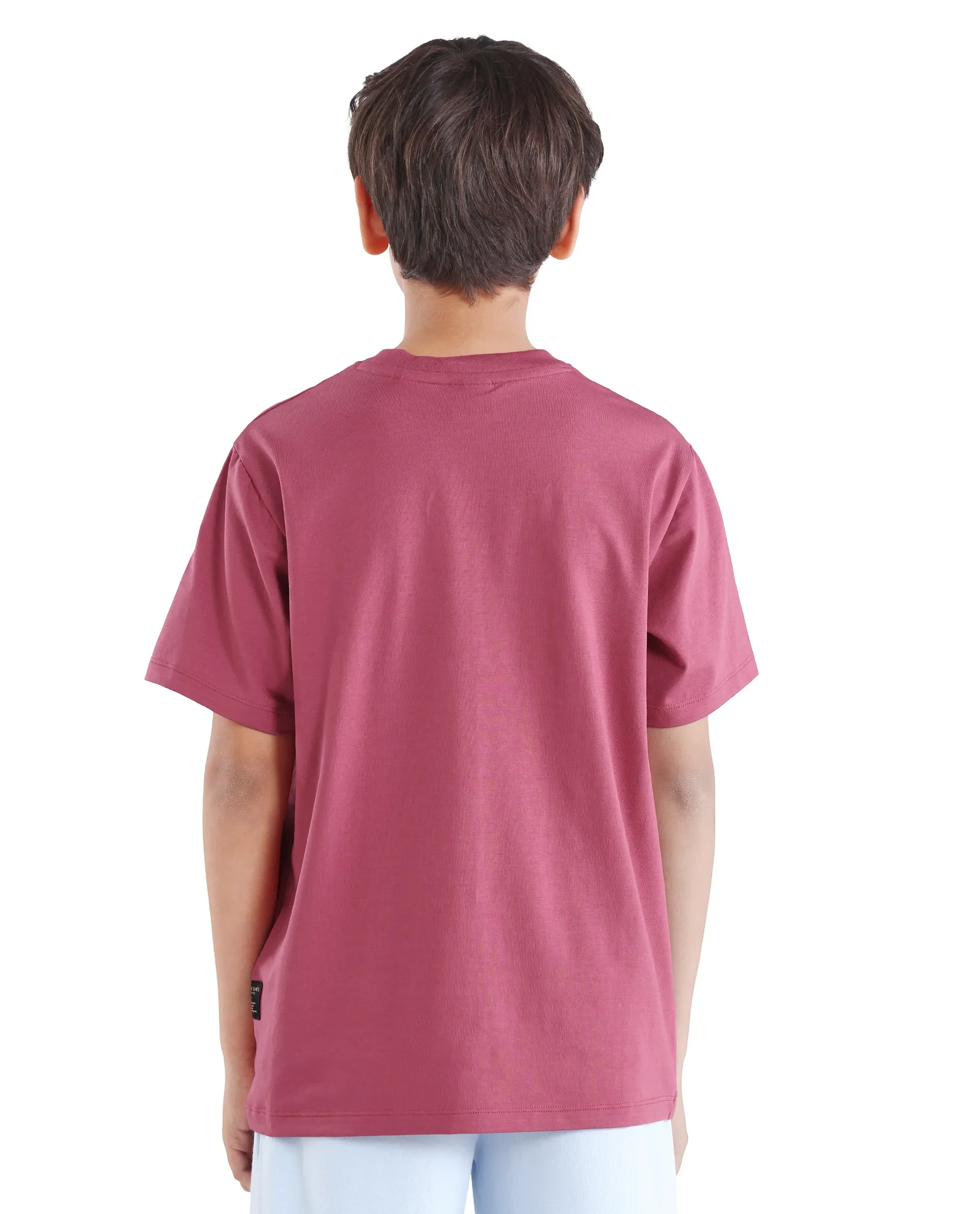 Rare Ones Kids Via-K Dark Pink Cotton Blend Pull-On Closure Regular Fit T-Shirt - Image 7