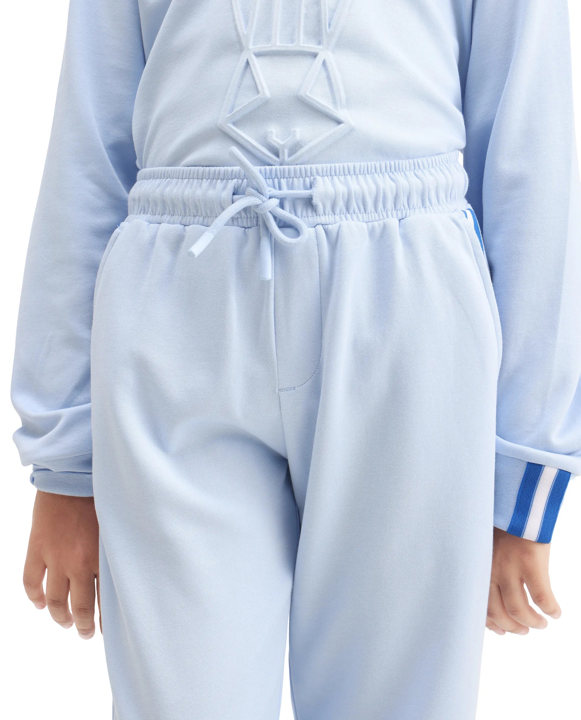 Rare Ones Kids Cadi-B Lilac Cotton Blend Drawstring Closure Straight Fit Solid Trackpant - Image 3
