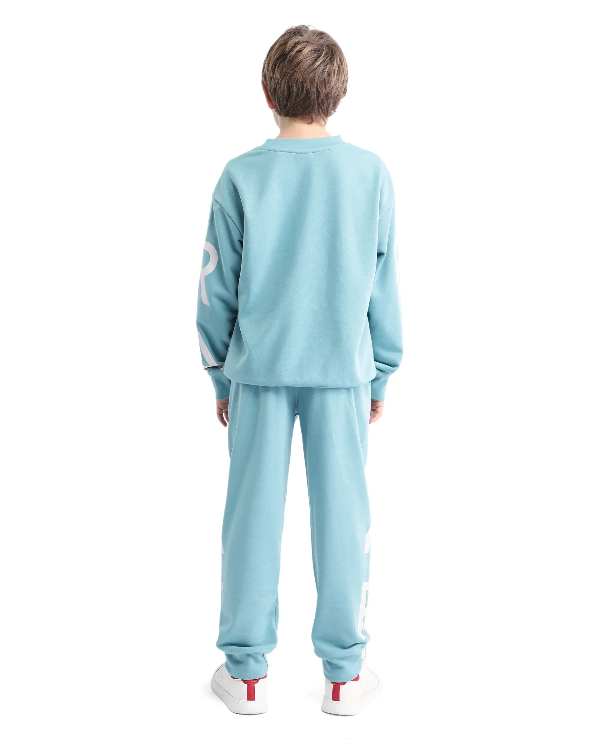 Rare Ones Kids Draw-B Blue Cotton Printed Drawstring Regular Fit Trackpant - Image 7