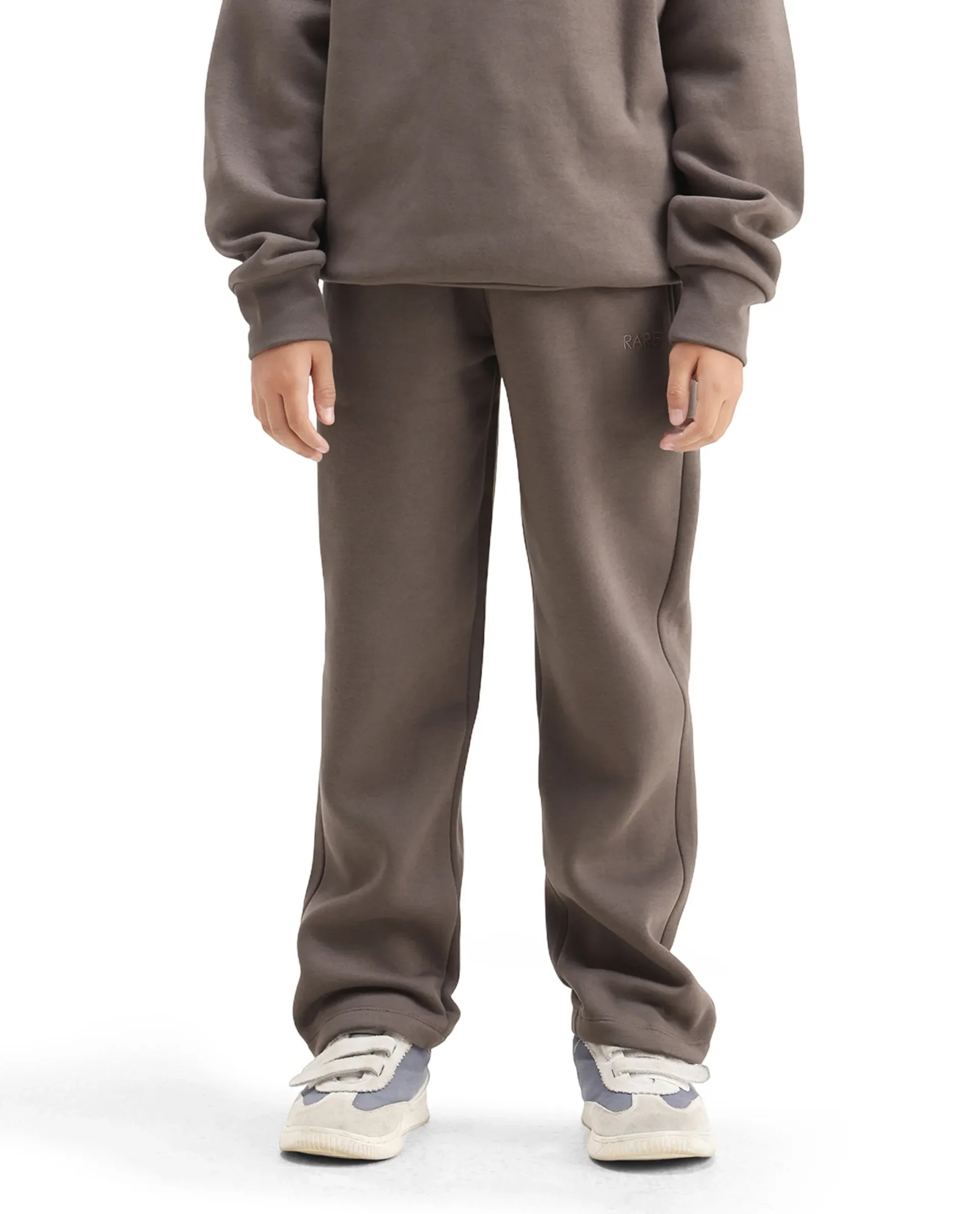 Rare Ones Kids Drew-B Light Grey Cotton Blend Regular Fit Trackpant - Image 2