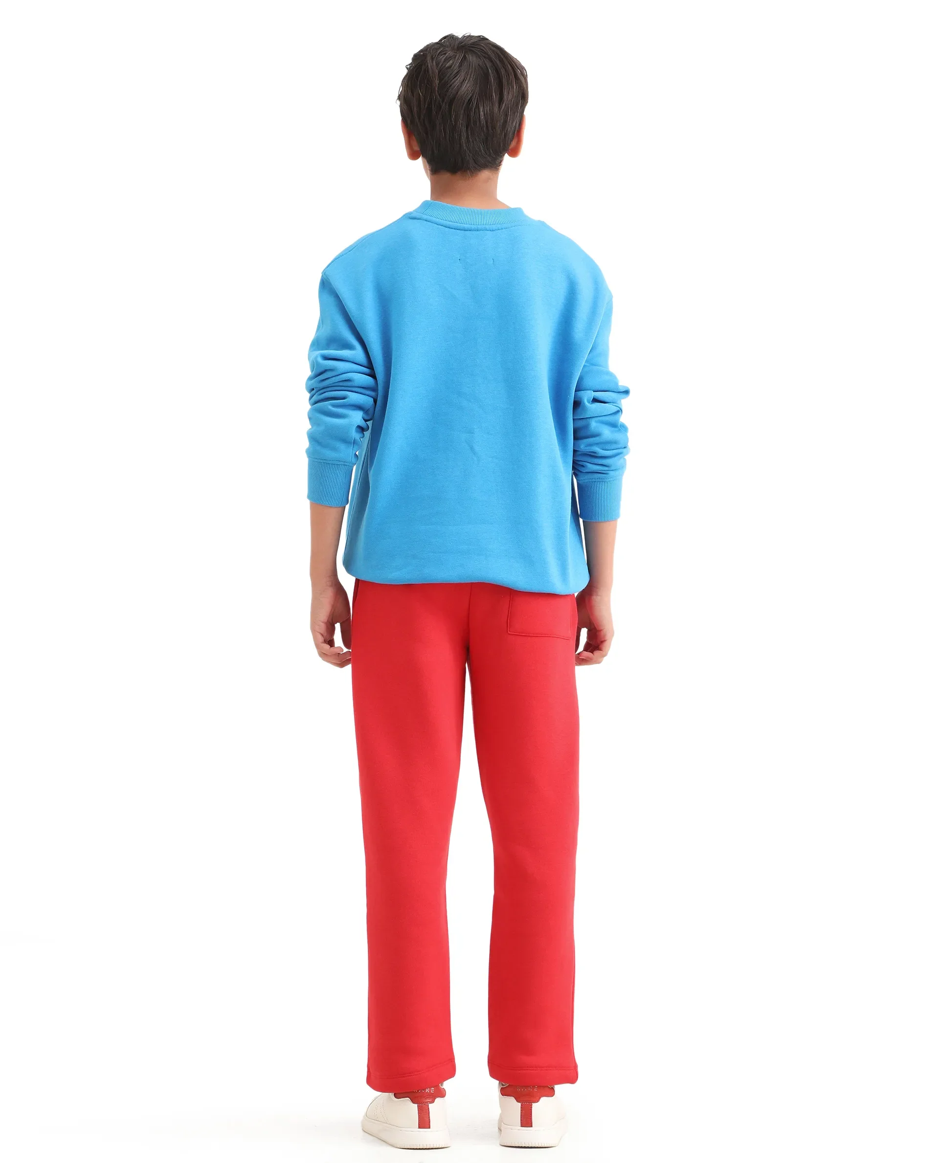 Rare Ones Kids Fabio-B Dark Red Cotton Blend Drawstring Closure Hd Print Straight Fit Trackpant - Image 8