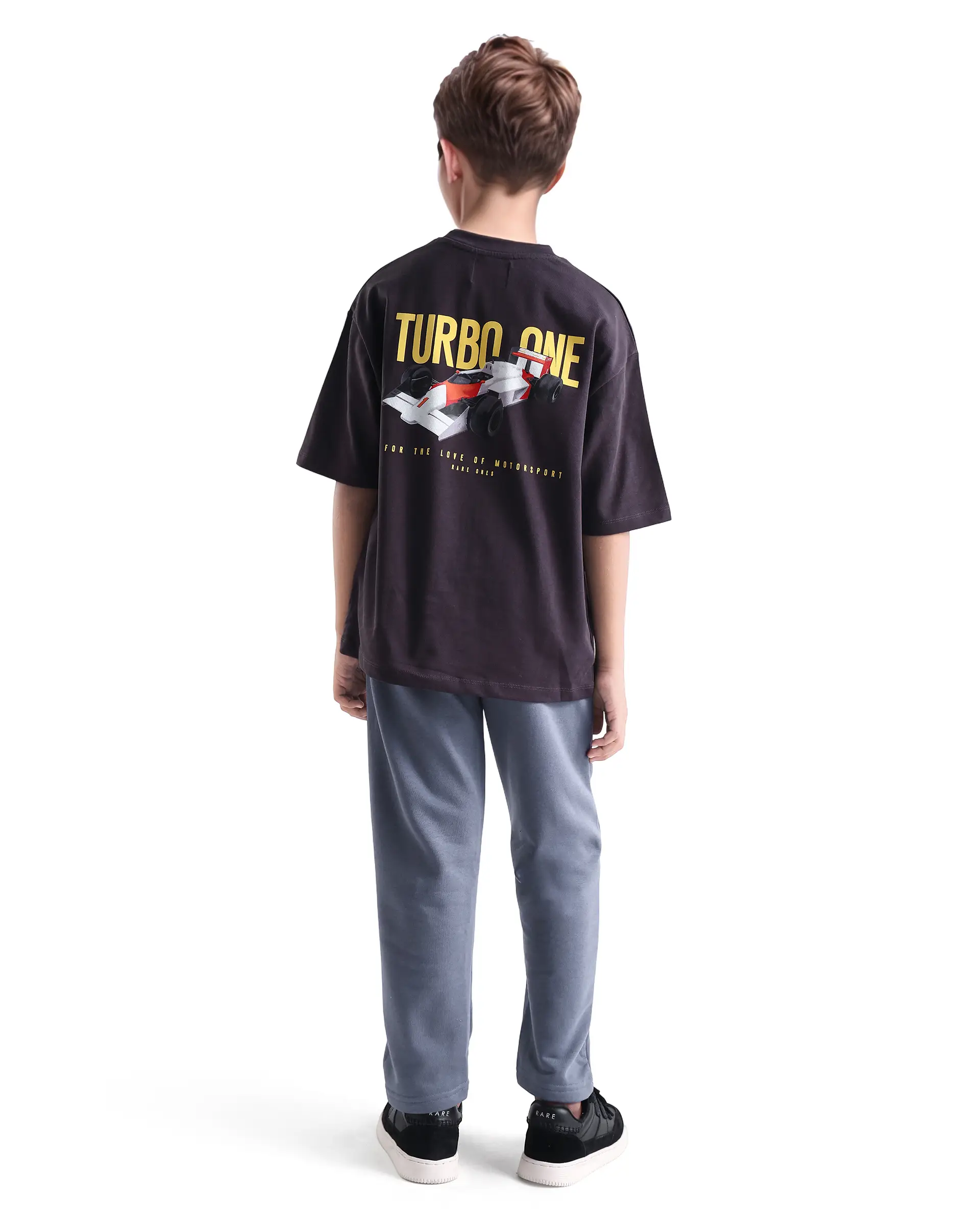 Rare Ones Kids Jag-B Dusky Purple Cotton Blend Pigment Print Straight Fit Trackpant - Image 8