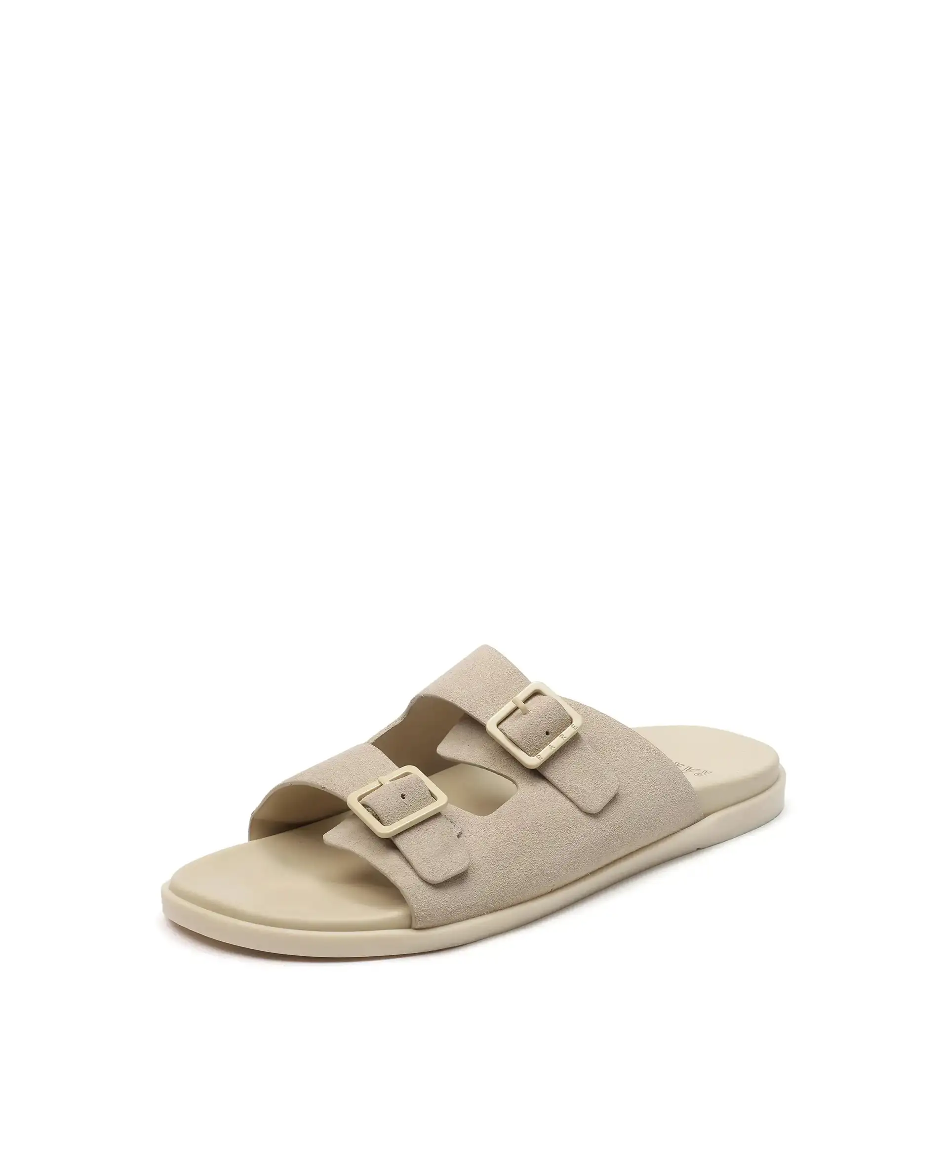 Rare Rabbit Men's Raro Beige Leather Slip-On Closure Sandal - Image 7