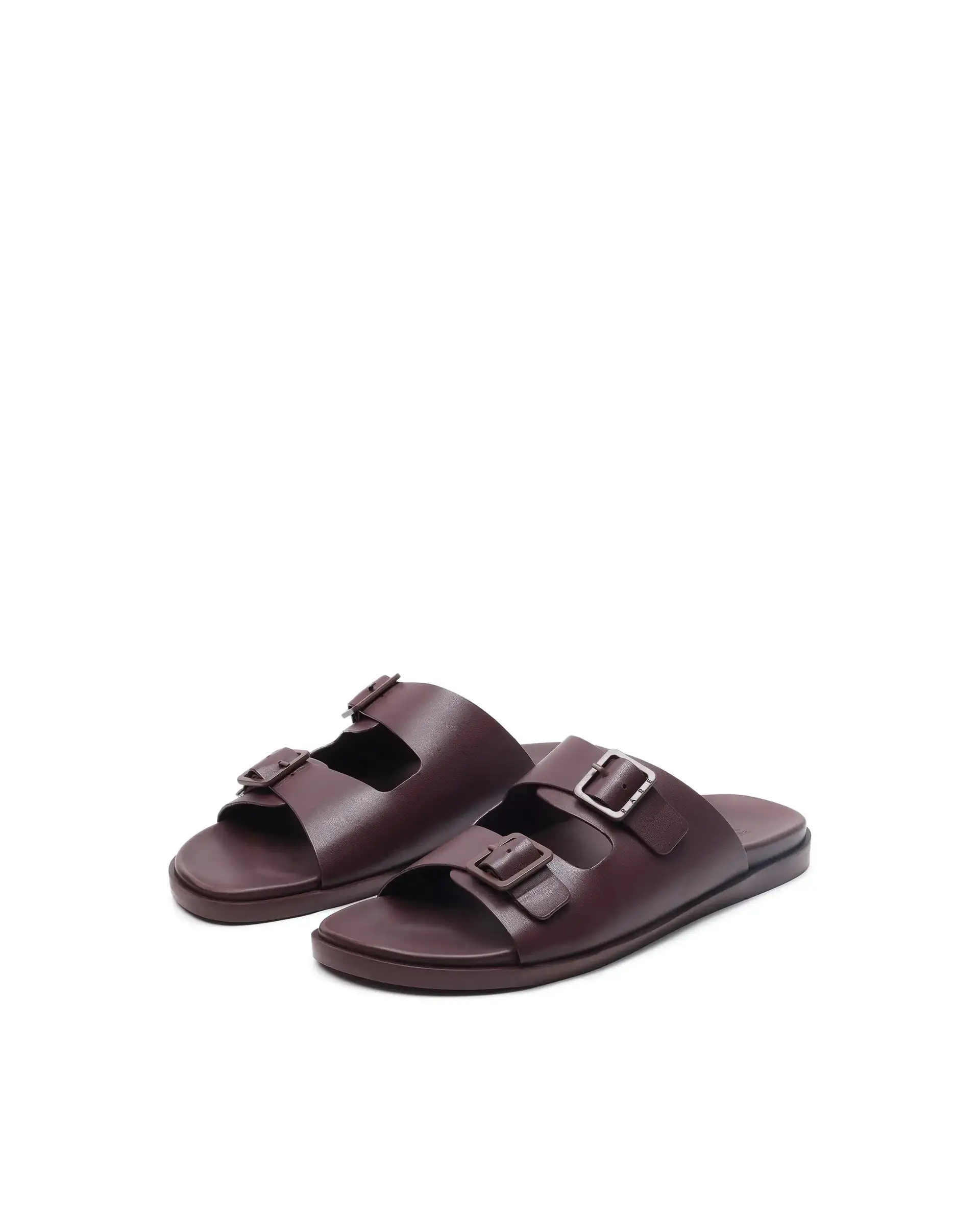 Rare Rabbit Men's Raro Bordo Leather Slip-On Closure Sandal - Image 3