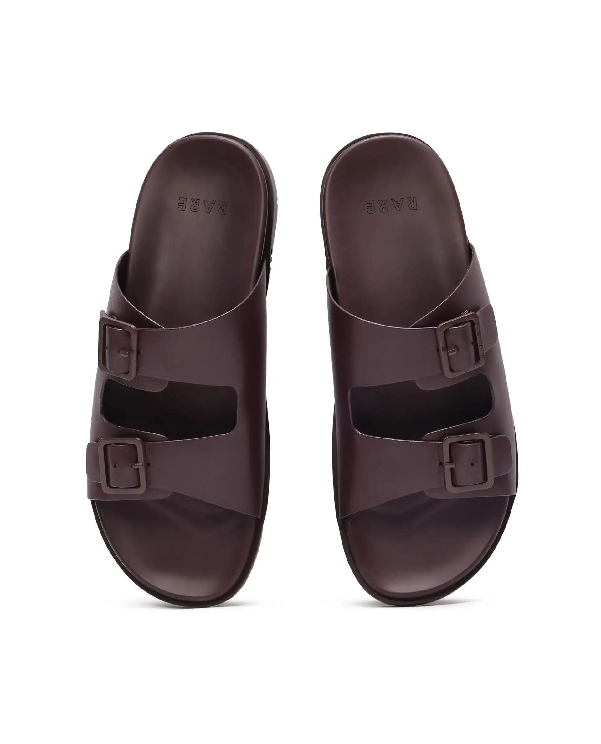 Rare Rabbit Men's Raro Bordo Leather Slip-On Closure Sandal - Image 4