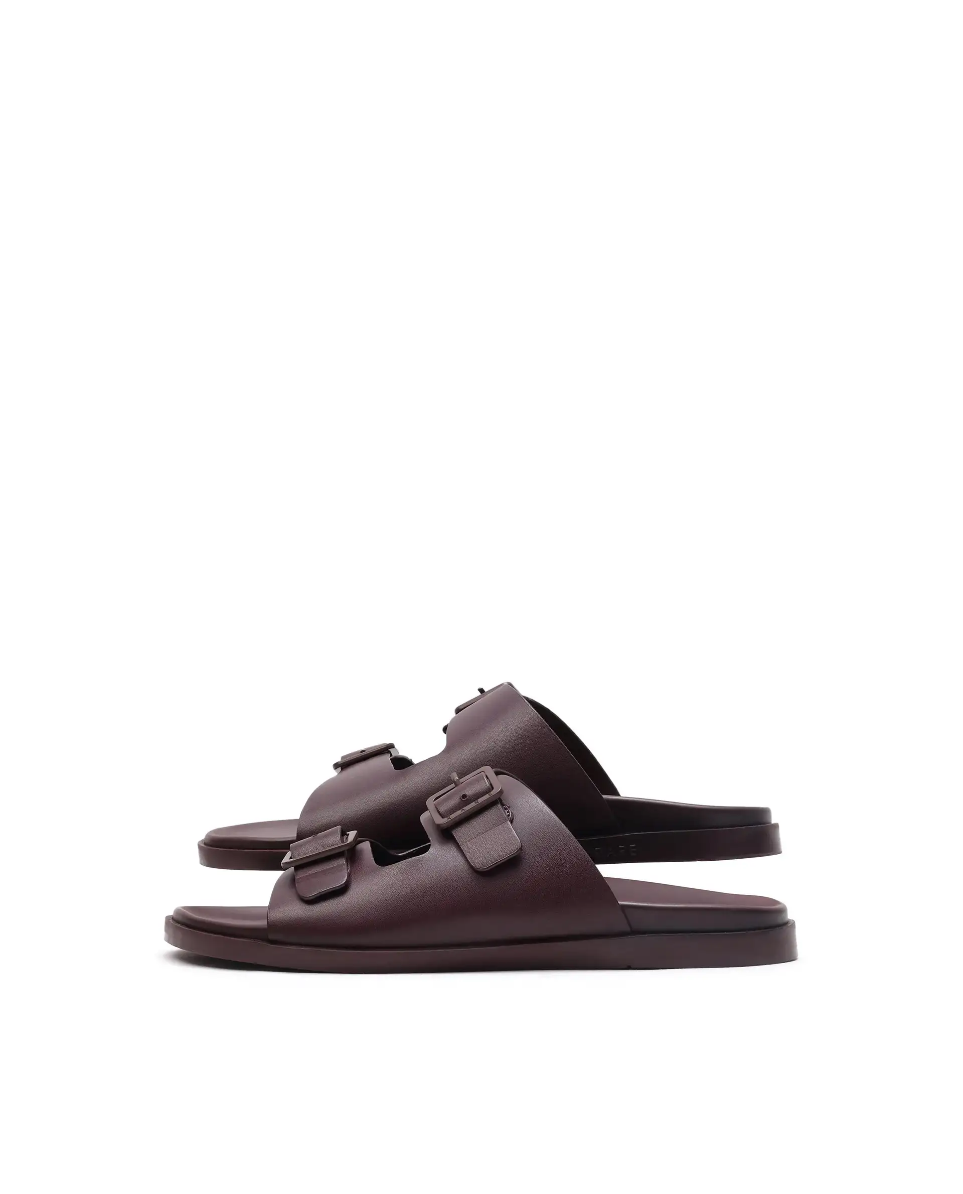 Rare Rabbit Men's Raro Bordo Leather Slip-On Closure Sandal - Image 6
