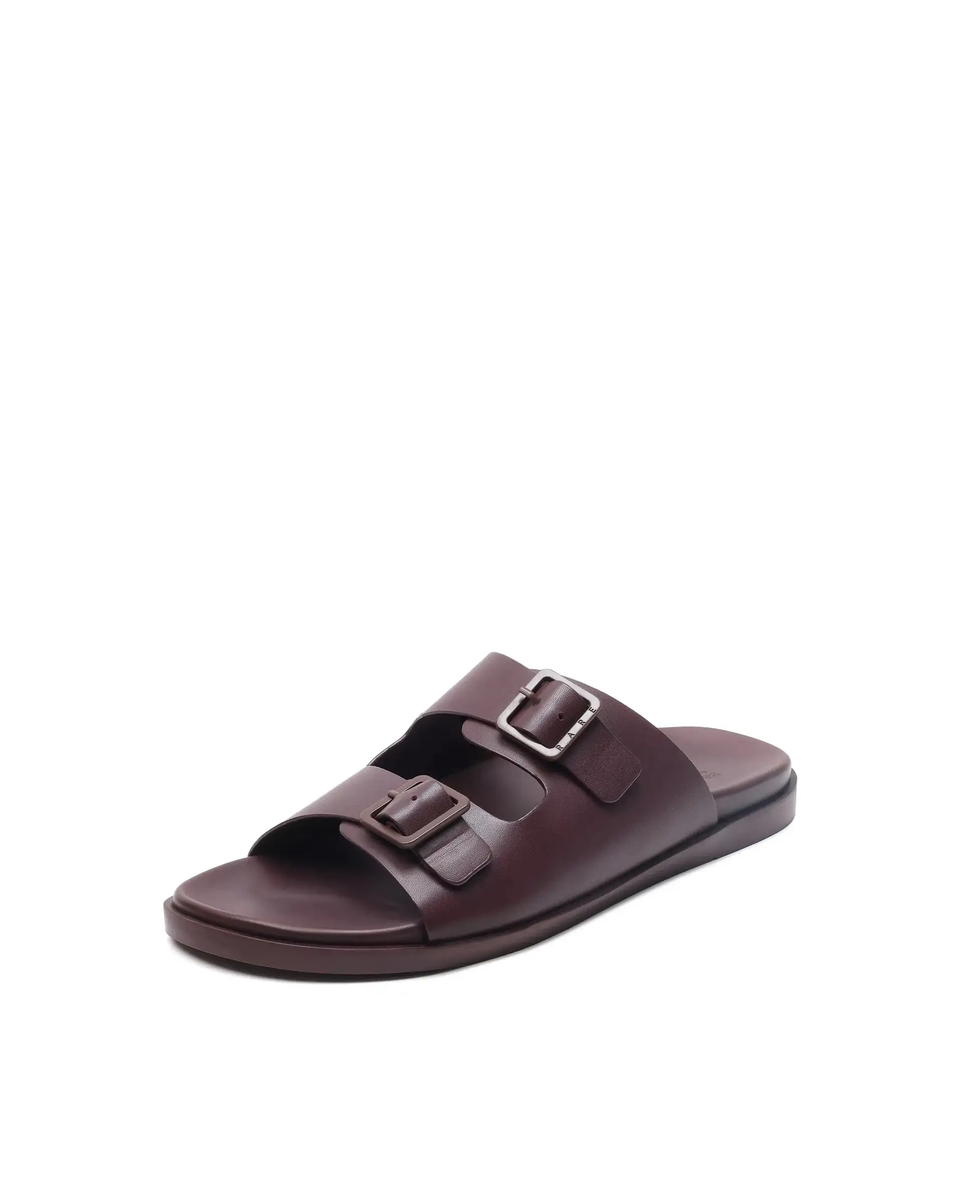 Rare Rabbit Men's Raro Bordo Leather Slip-On Closure Sandal - Image 7