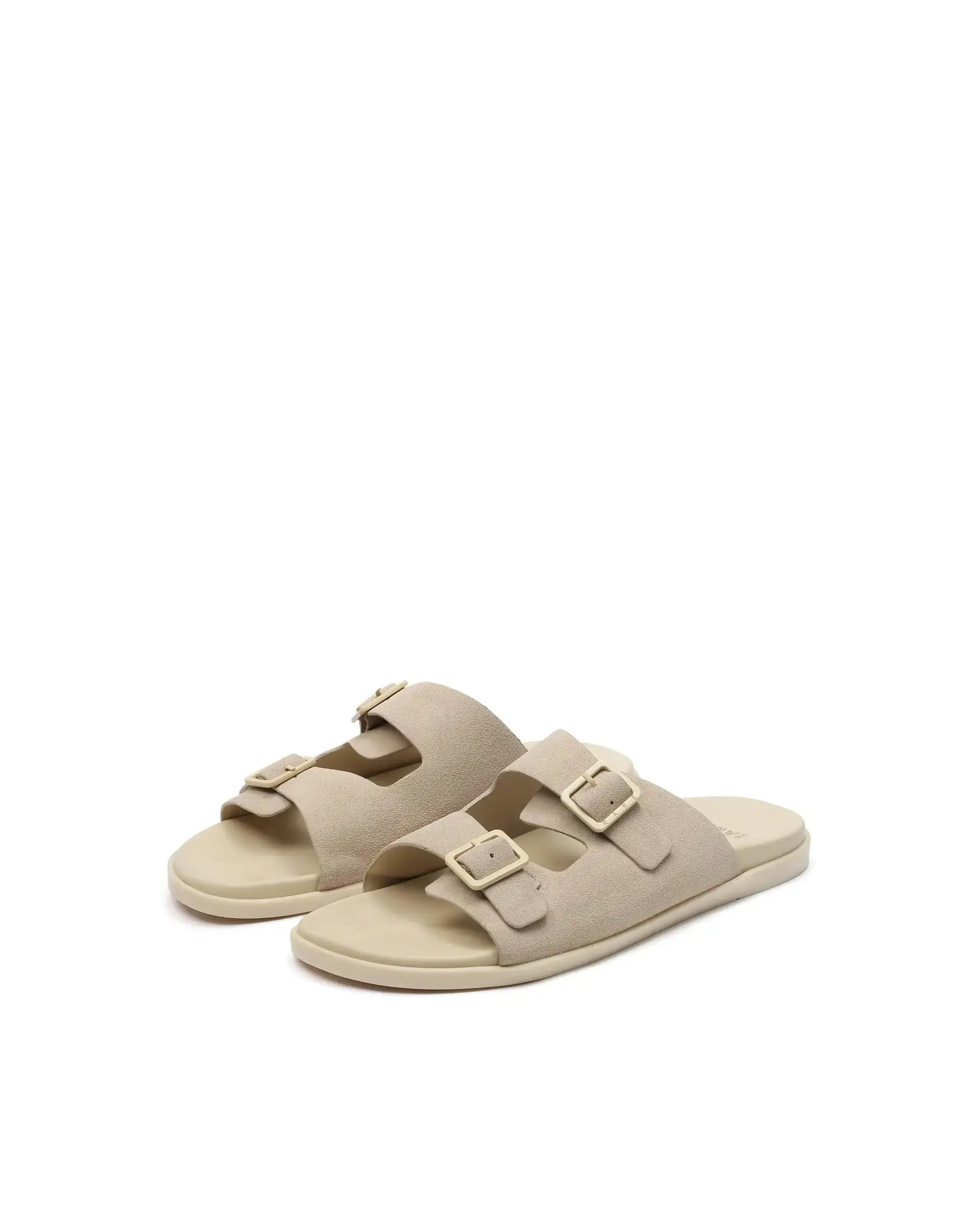 Rare Rabbit Men's Raro Dark Beige Leather Sandal - Image 3
