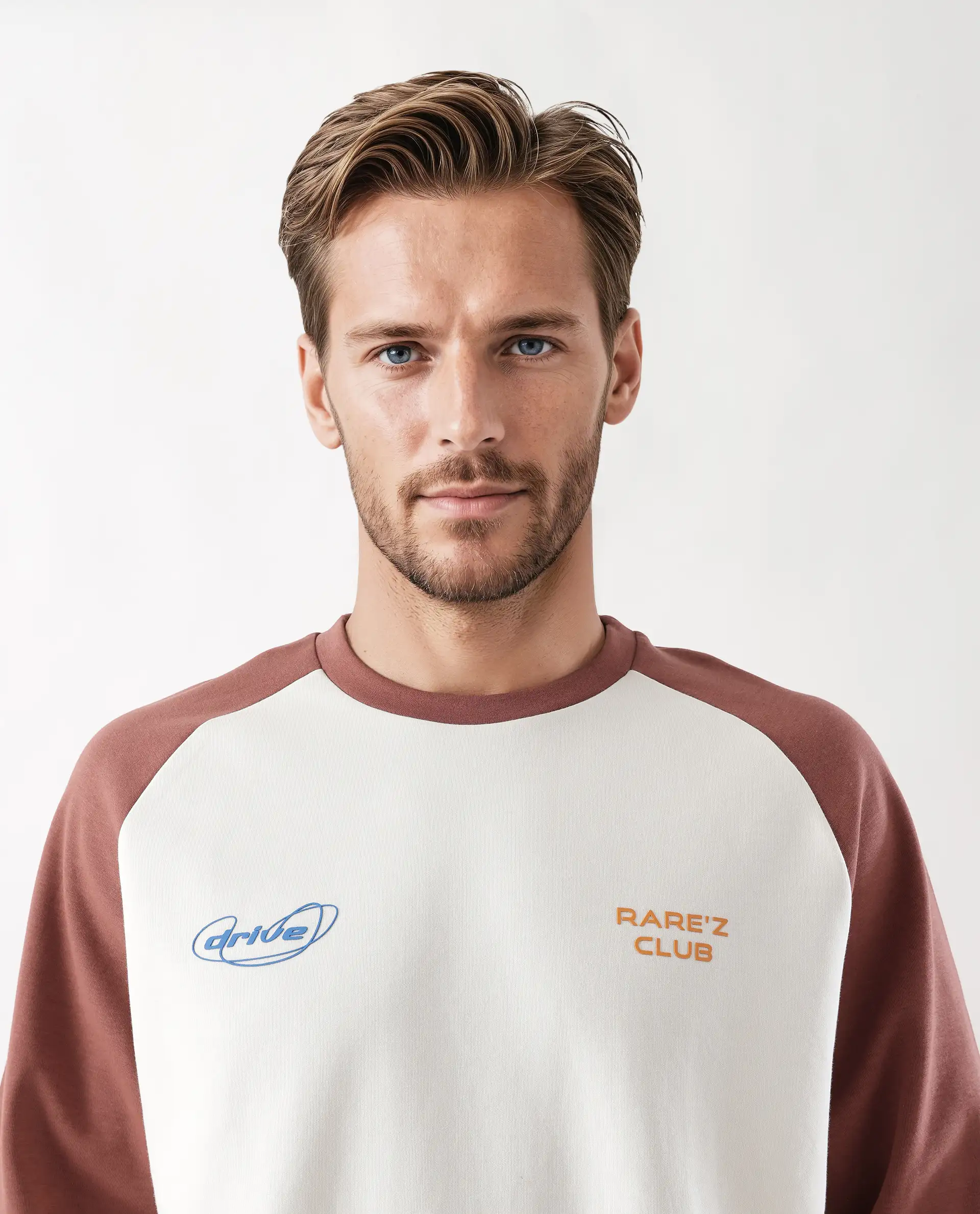 Rare Rabbit Men's Revalo Rust Cotton Blend Graphic Print Oversized Fit Half Sleeve Crew Neck T-Shirt - Image 7