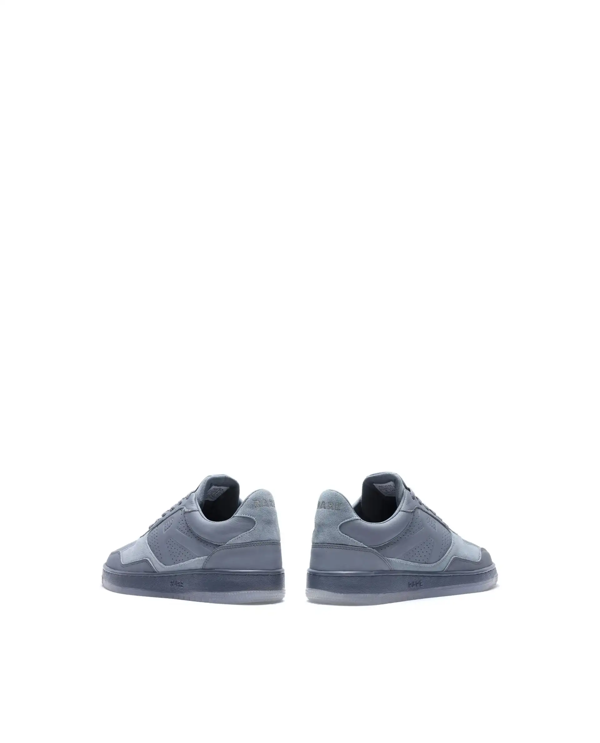 Rare Rabbit Men's Reven Grey Lace-Up Closure Leather Sneaker - Image 6