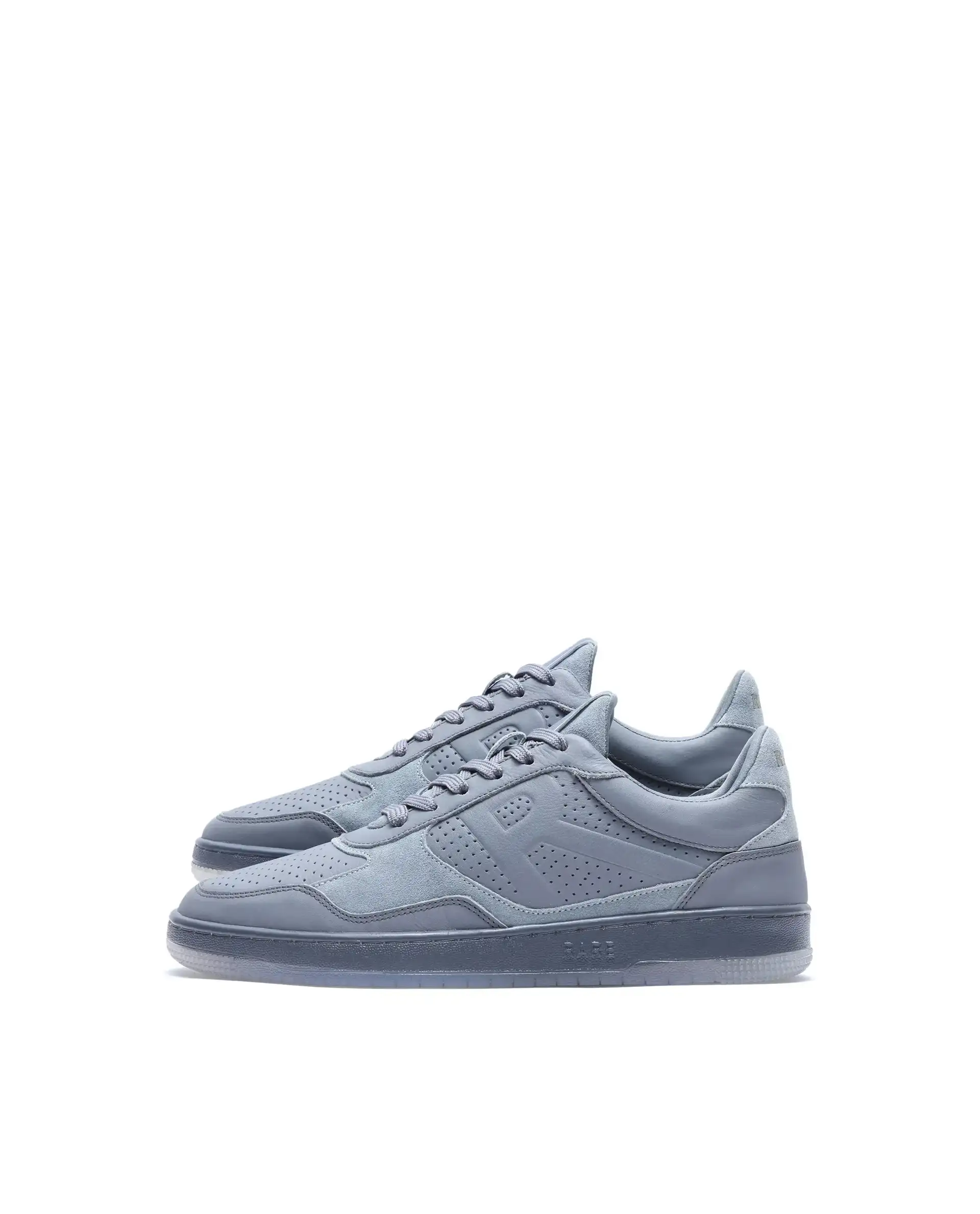 Rare Rabbit Men's Reven Grey Lace-Up Closure Leather Sneaker - Image 7