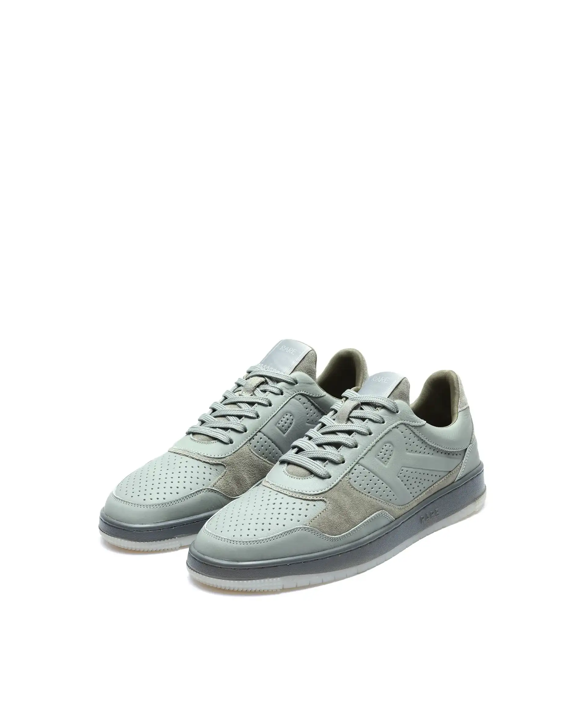Rare Rabbit Men's Reven Sage Lace-Up Closure Leather Sneaker - Image 3