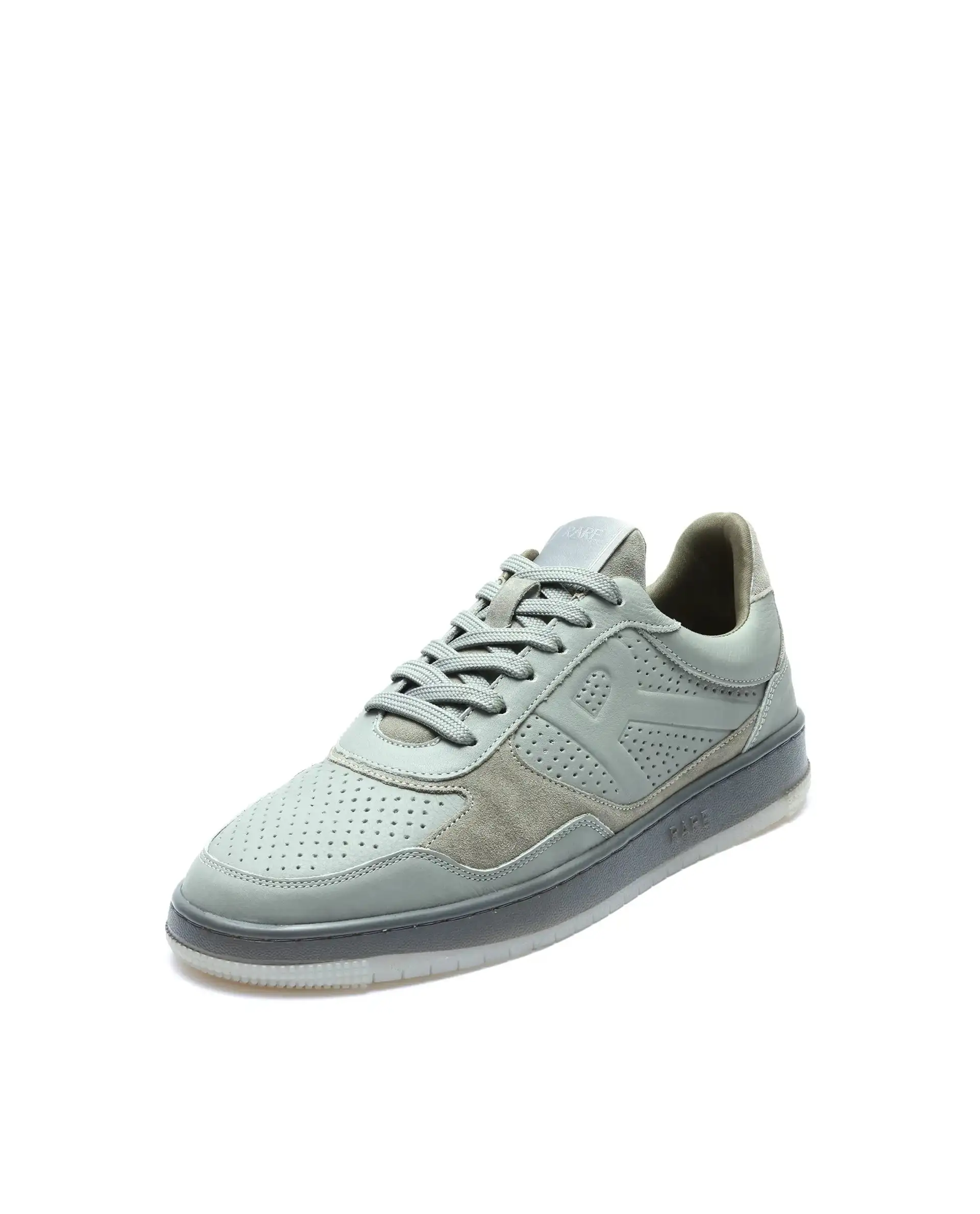 Rare Rabbit Men's Reven Sage Lace-Up Closure Leather Sneaker - Image 5