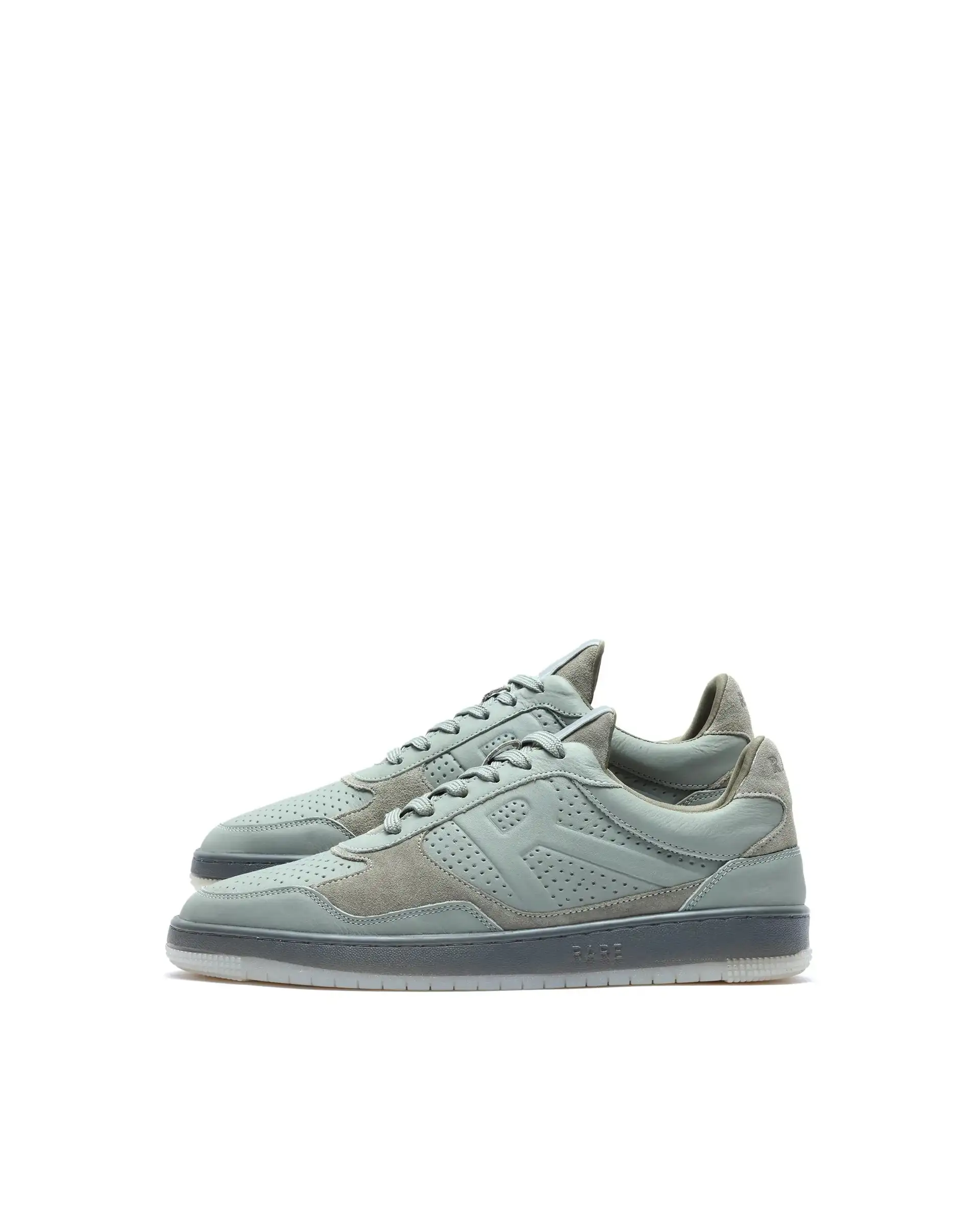 Rare Rabbit Men's Reven Sage Lace-Up Closure Leather Sneaker - Image 7