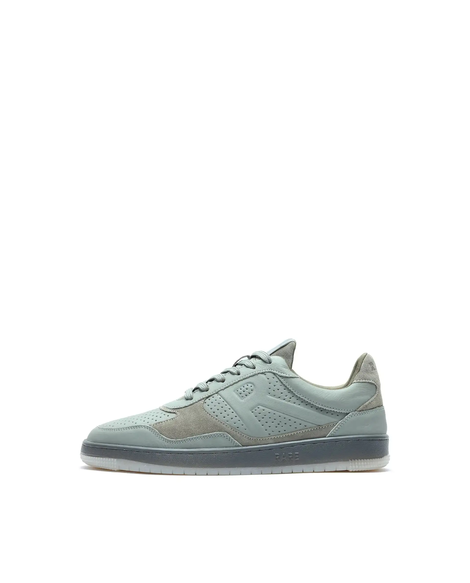 Rare Rabbit Men's Reven Sage Lace-Up Closure Leather Sneaker - Image 9