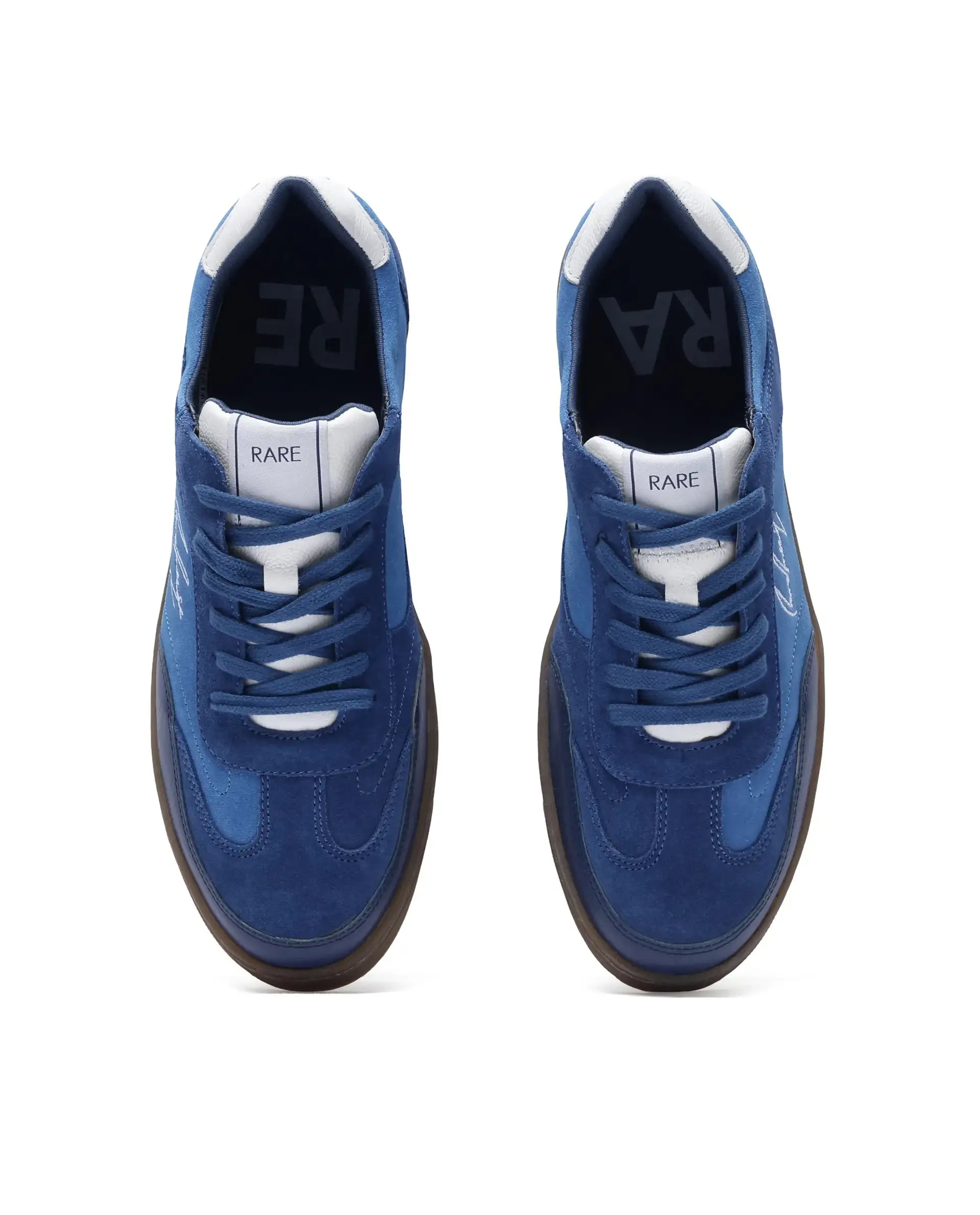 Rare Rabbit Men's Rex Blue Leather Lace-Up Closure Sneaker - Image 5